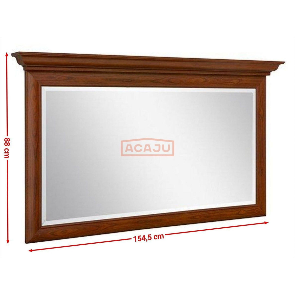 Oglinda KENT, castan, 155x11x88 cm