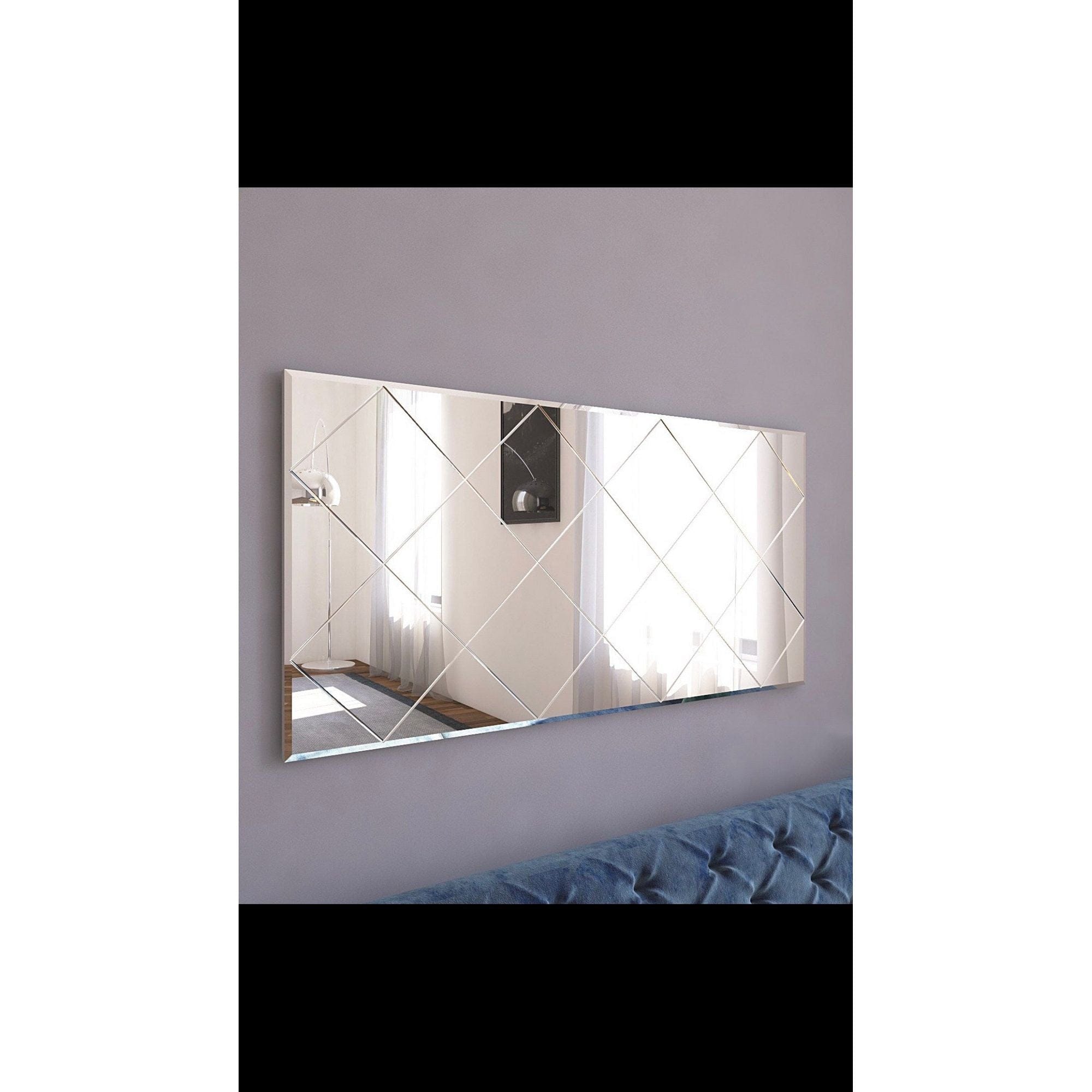 Oglinda MOFO, argintiu, 120x60 cm