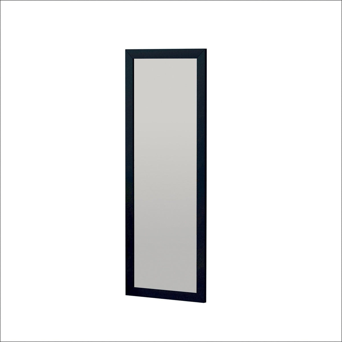 Oglinda OMILO, negru, 40x2x105 cm