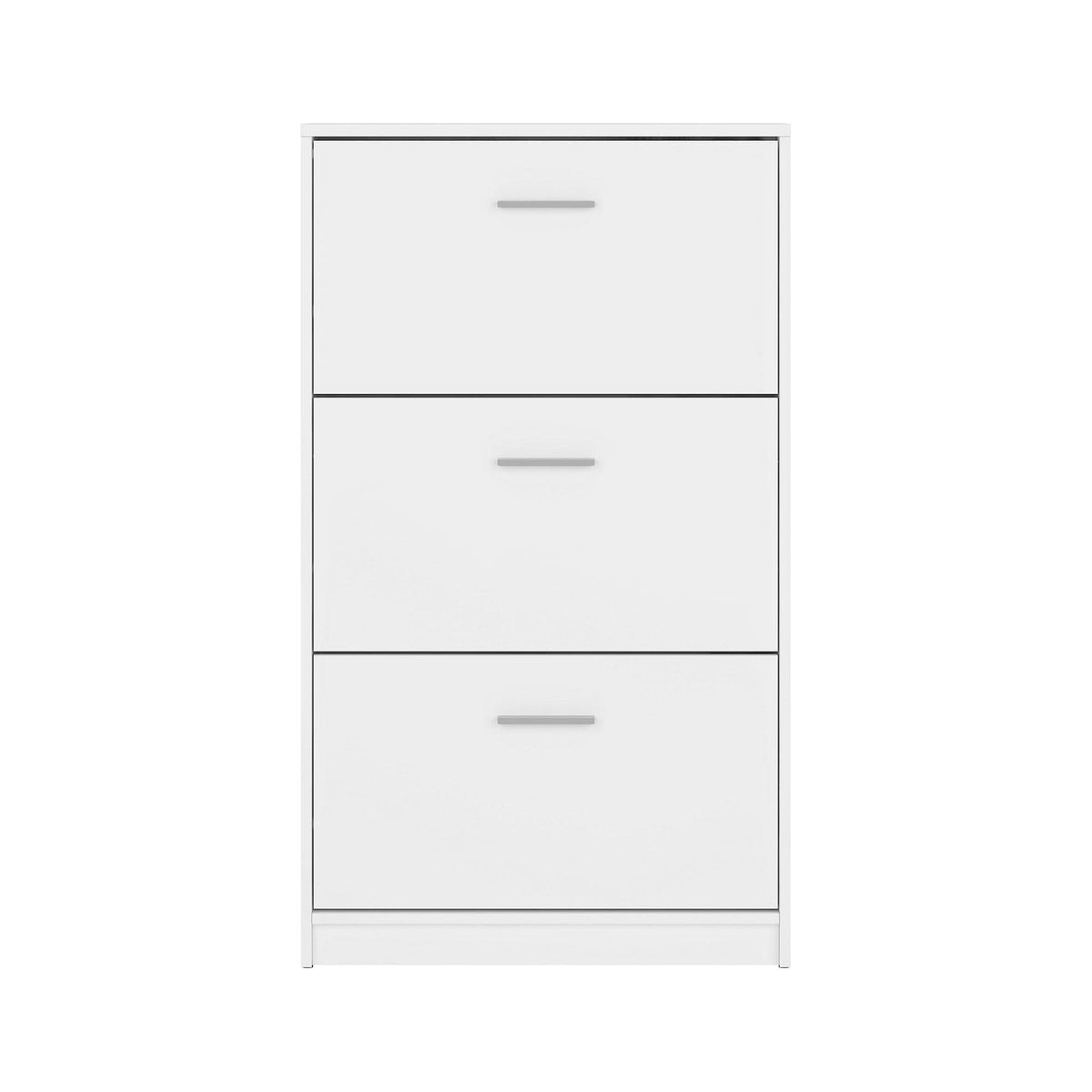 Pantofar NEPO PLUS, alb, PAL laminat, 70x18x121 cm