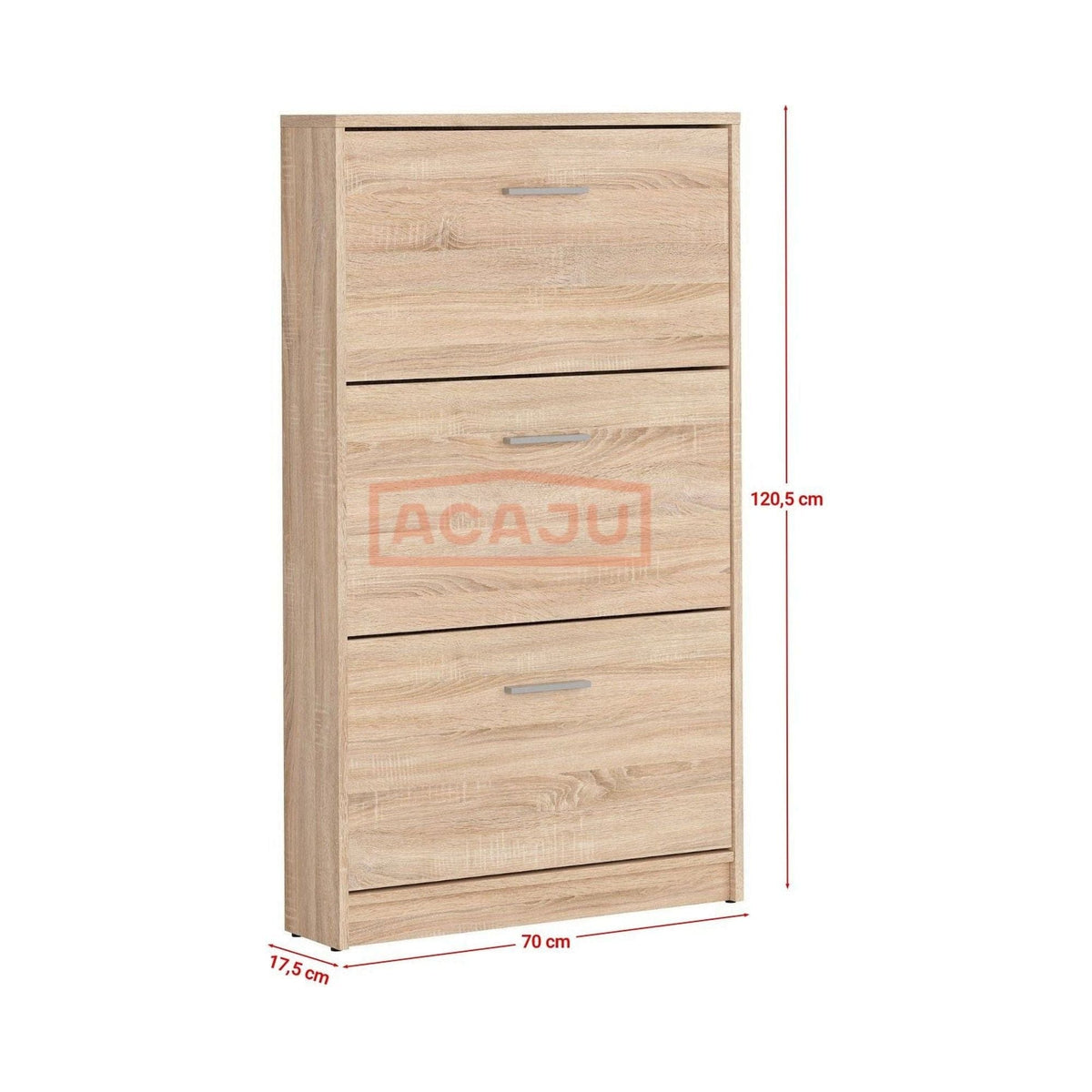 Pantofar NEPO PLUS, stejar sonoma, PAL laminat, 70x18x121 cm