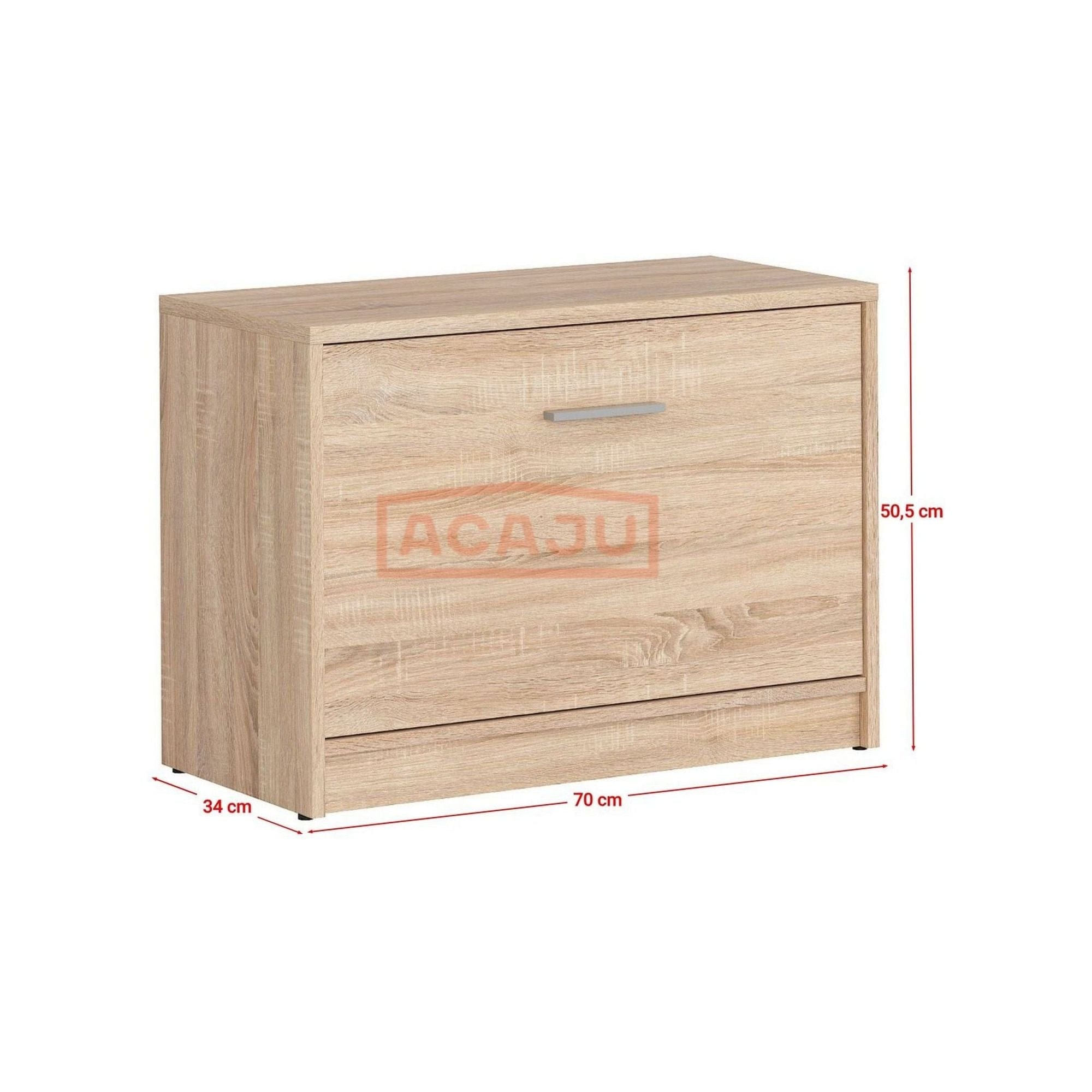 Pantofar NEPO, stejar sonoma, PAL laminat, 70x34x51 cm