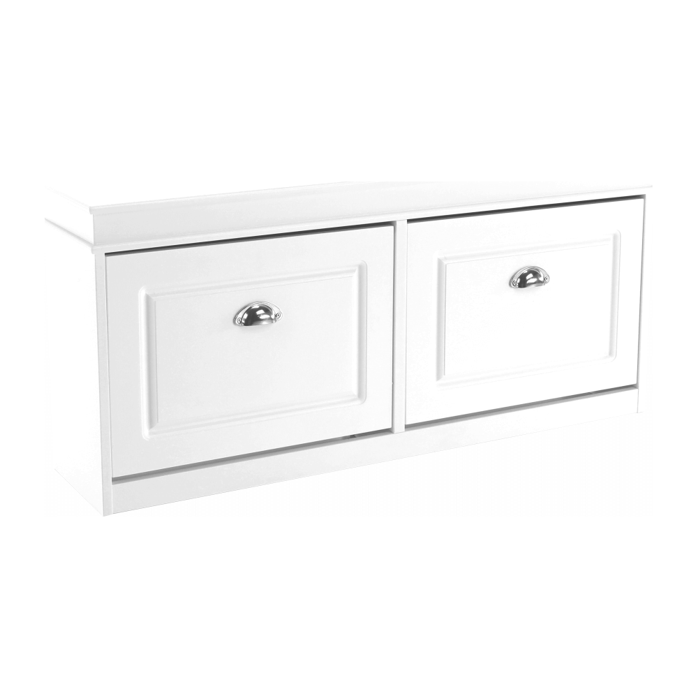 Pantofar SEBER TYP 4, alb, PAL, 104x24x48 cm