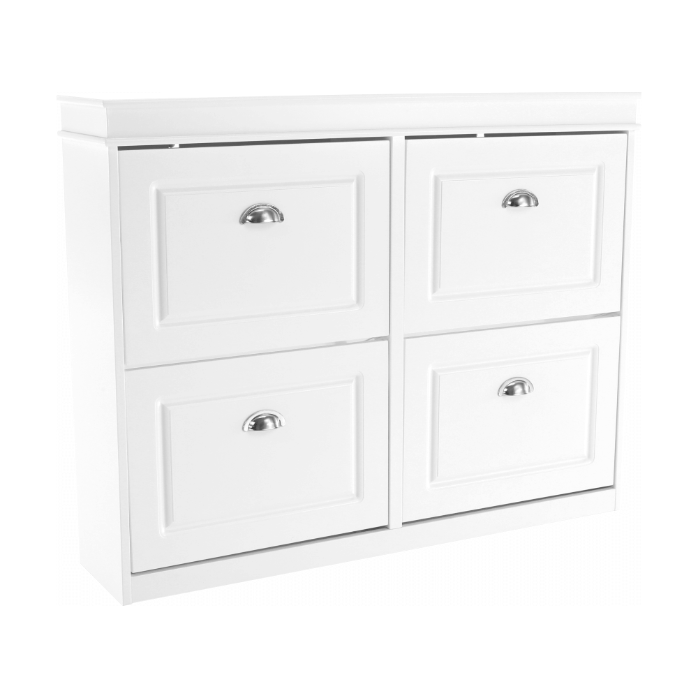 Pantofar SEBER TYP 5, alb, PAL, 105x24x82.5 cm