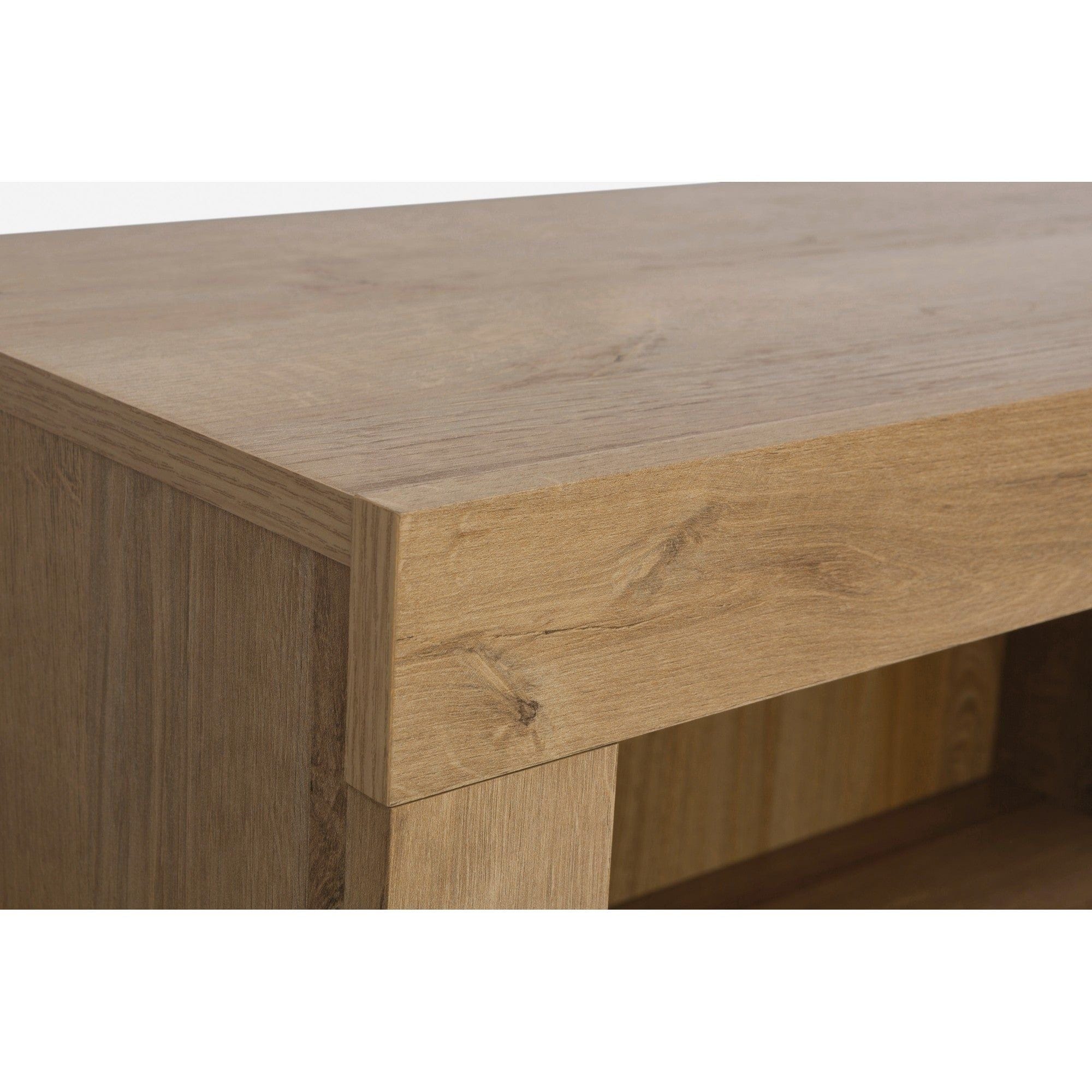 Raft BALDER, stejar riviera, PAL, 120x32x32 cm