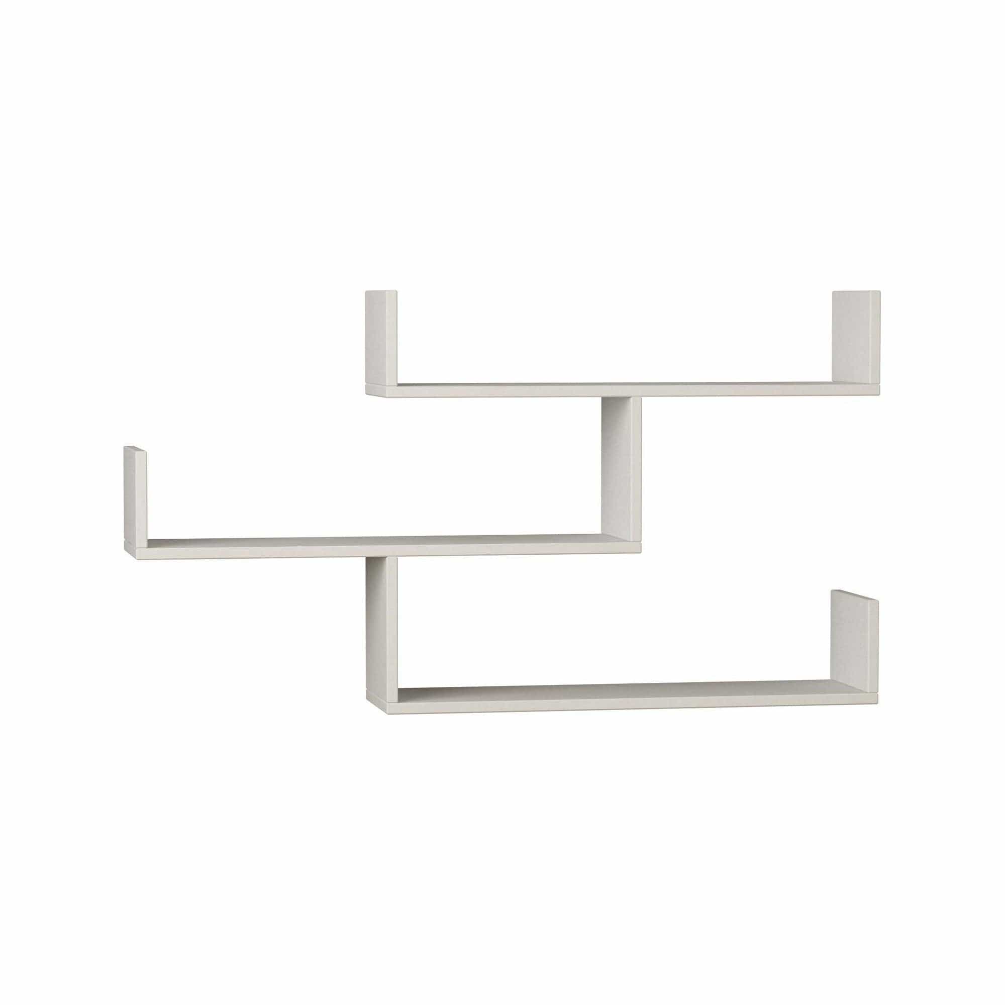 Raft TIBET, alb, PAL melaminat, 119x23x67 cm