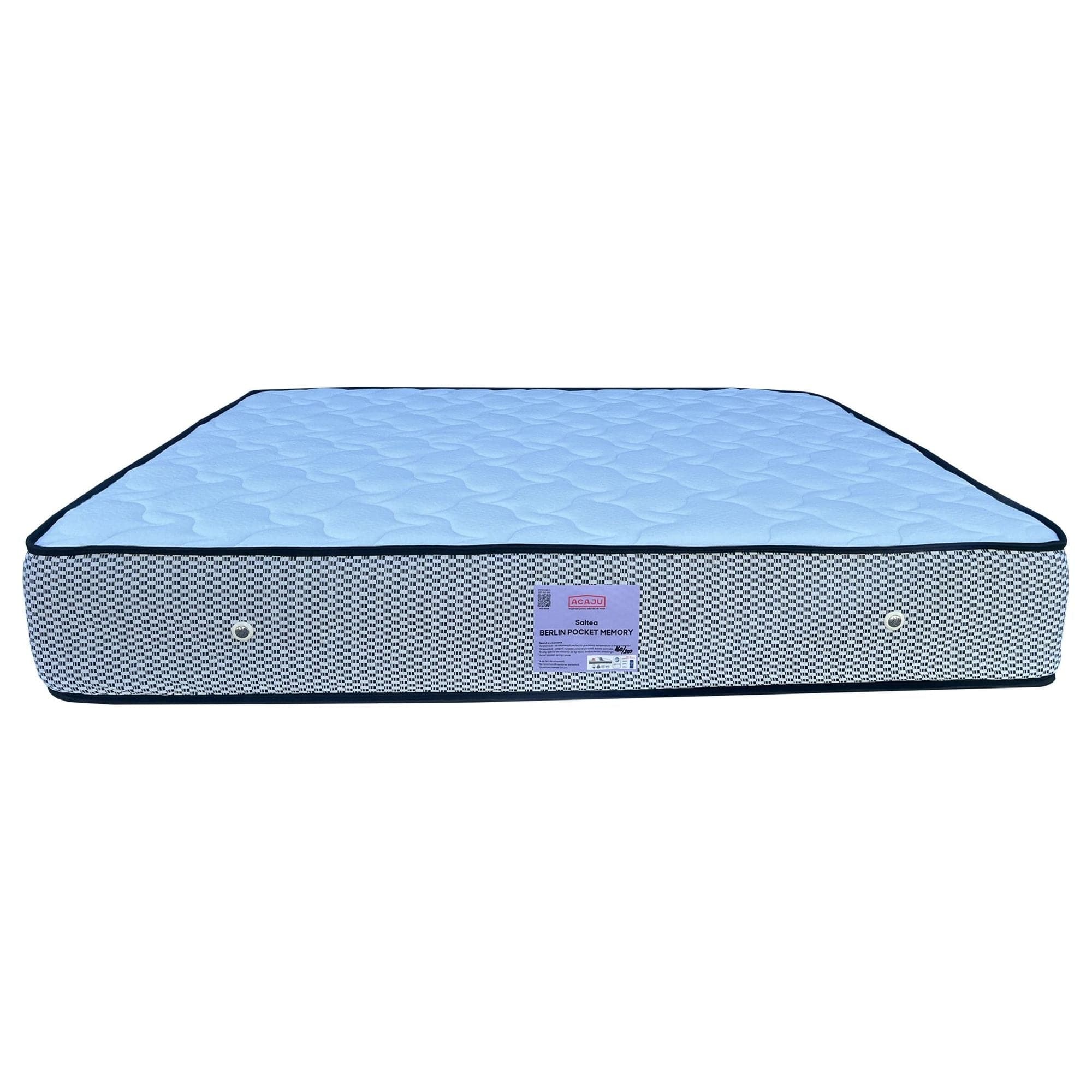Saltea BERLIN POCKET MEMORY, albastru, 120x200 cm