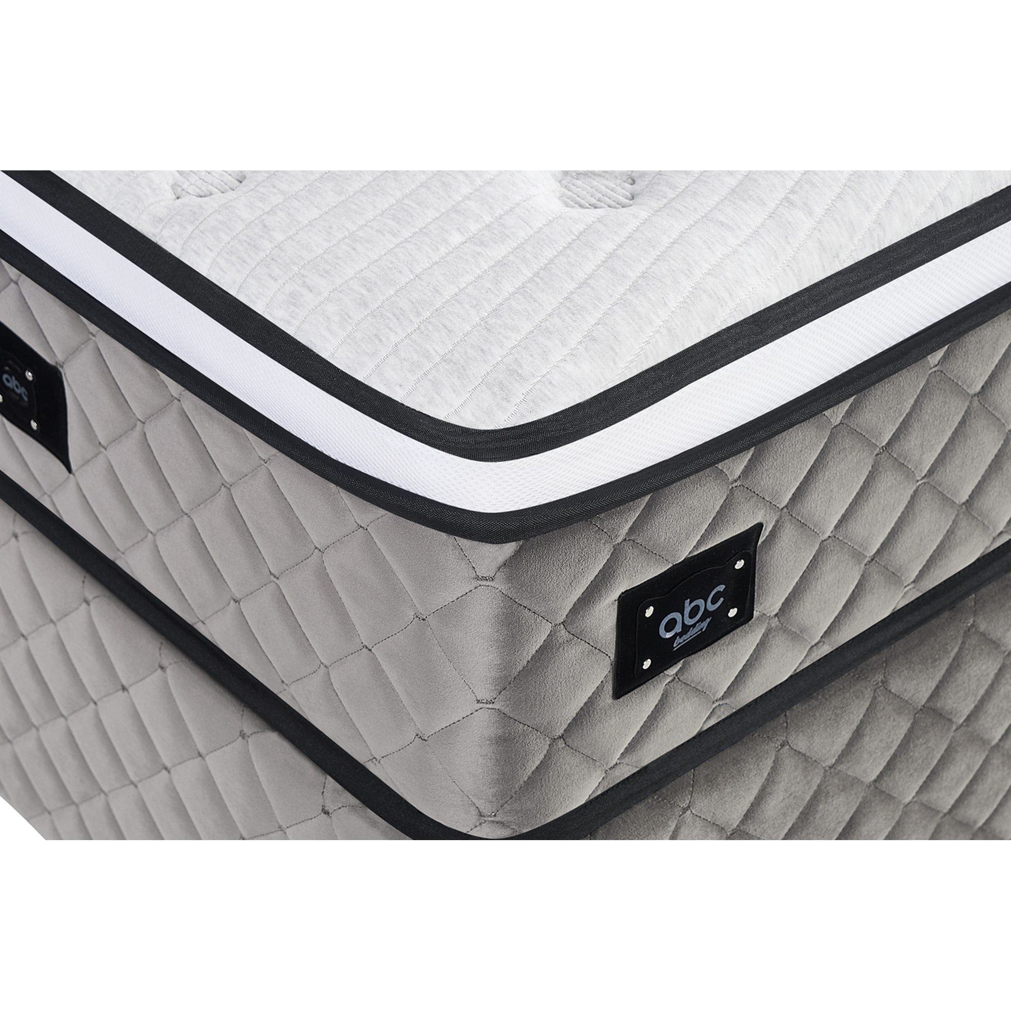 Saltea HADISE, alb/gri deschis, 160x200 cm