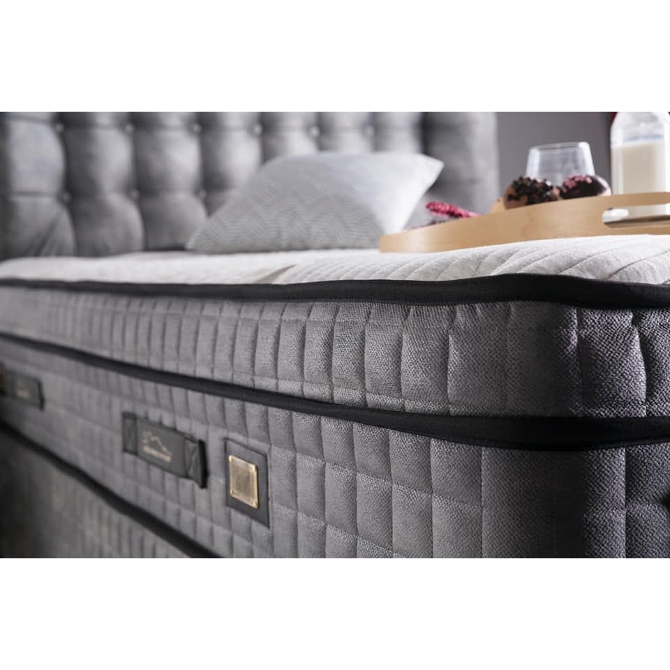 Saltea LATEKS COMFORT, alb/gri inchis, 180x200 cm