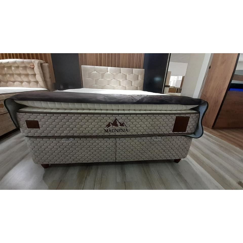 Saltea MAGNESIA, alb/bej, 160x200 cm