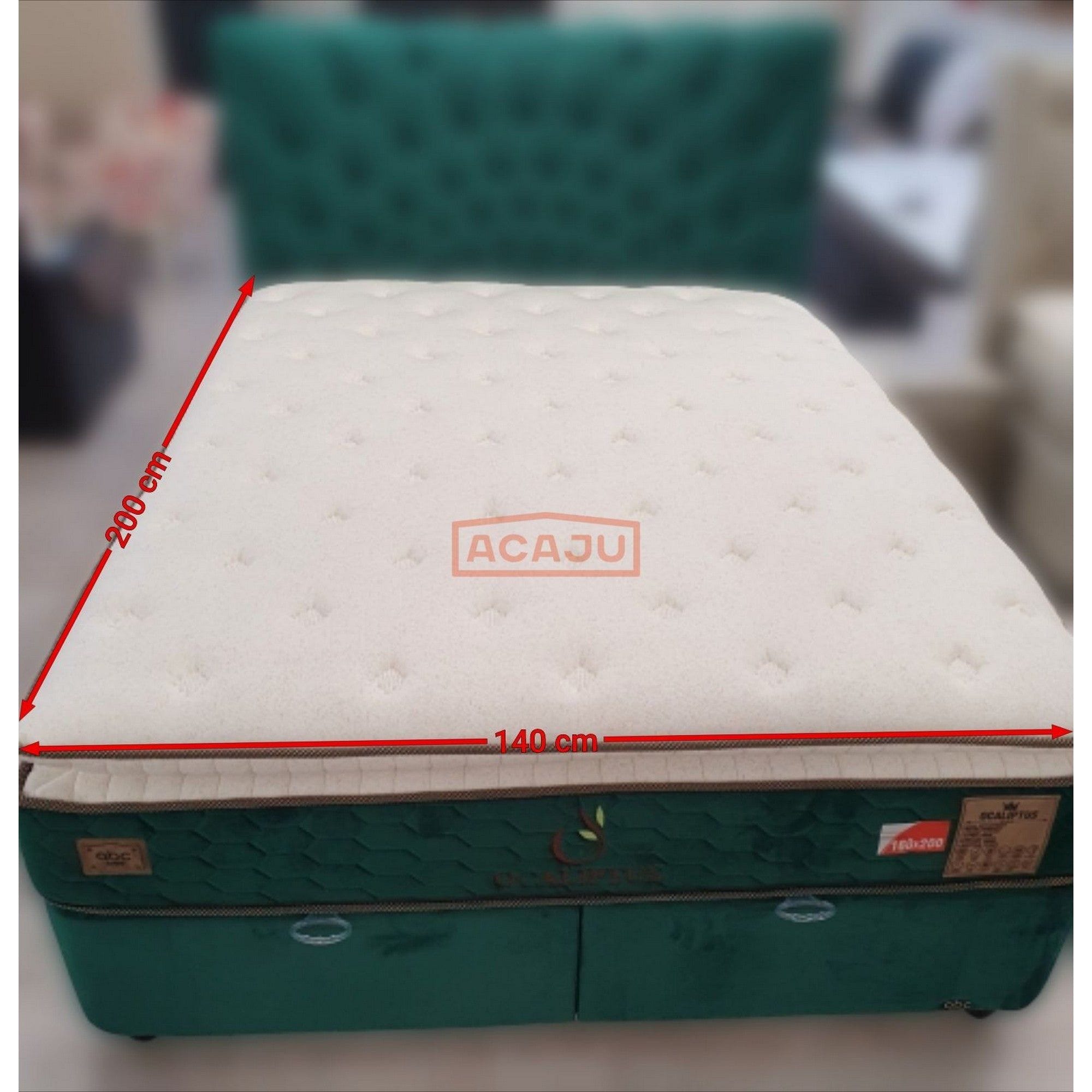 Saltea OPERA, alb/verde, 140x200 cm