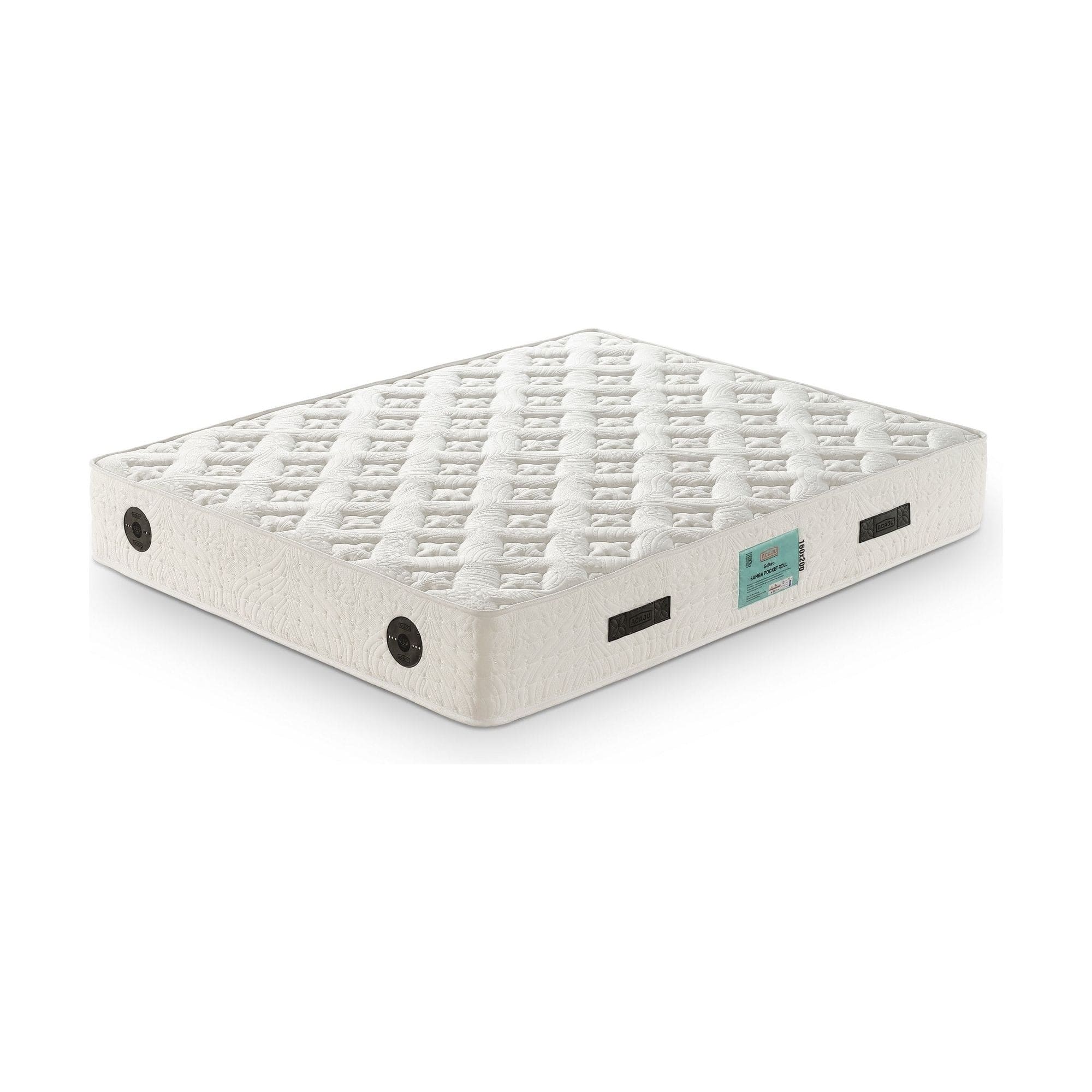 Saltea SAMBA POCKET ROLL, alb, 160x200 cm
