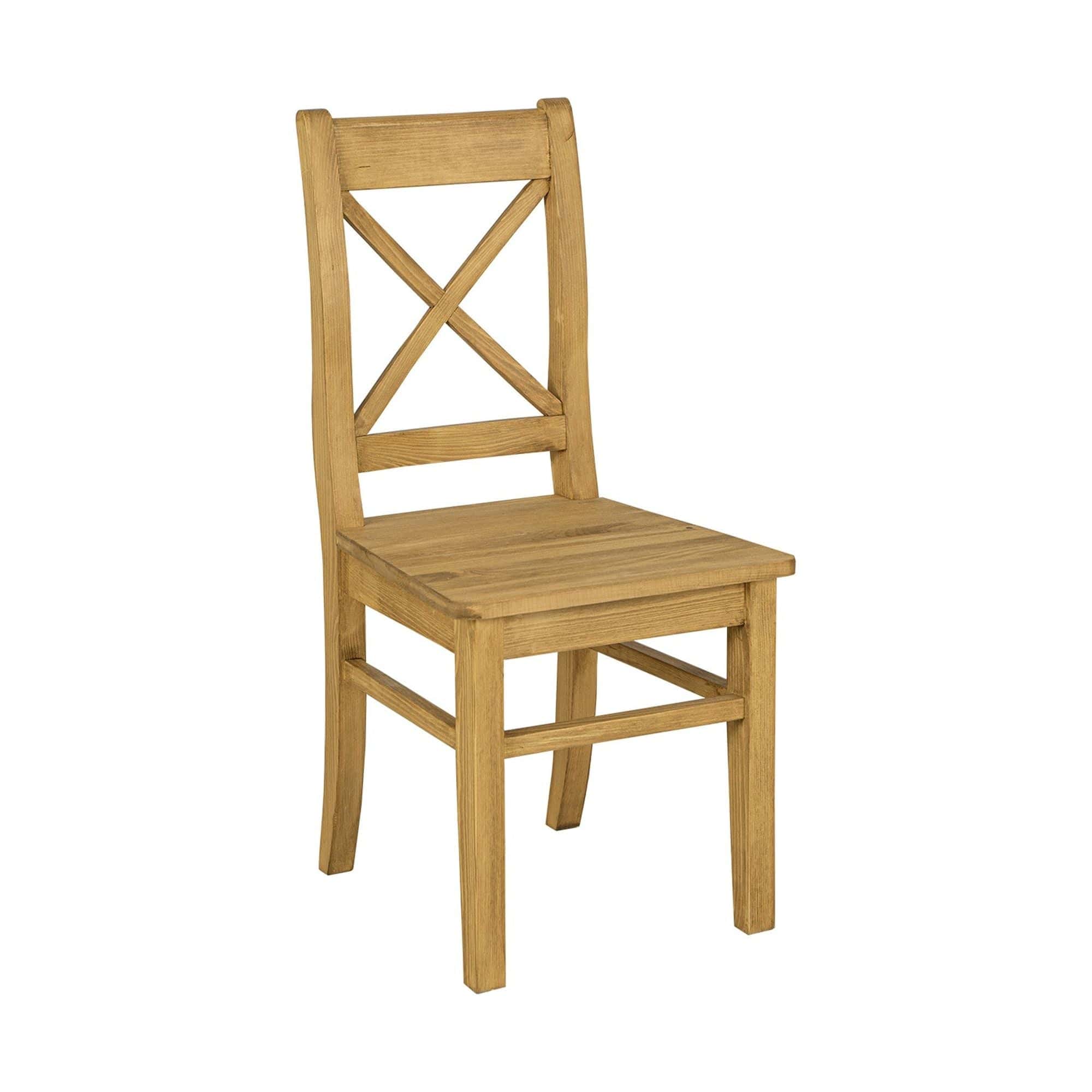 Scaun CLASSIC WOOD, miere de pin, lemn de pin, 46x45x96 cm