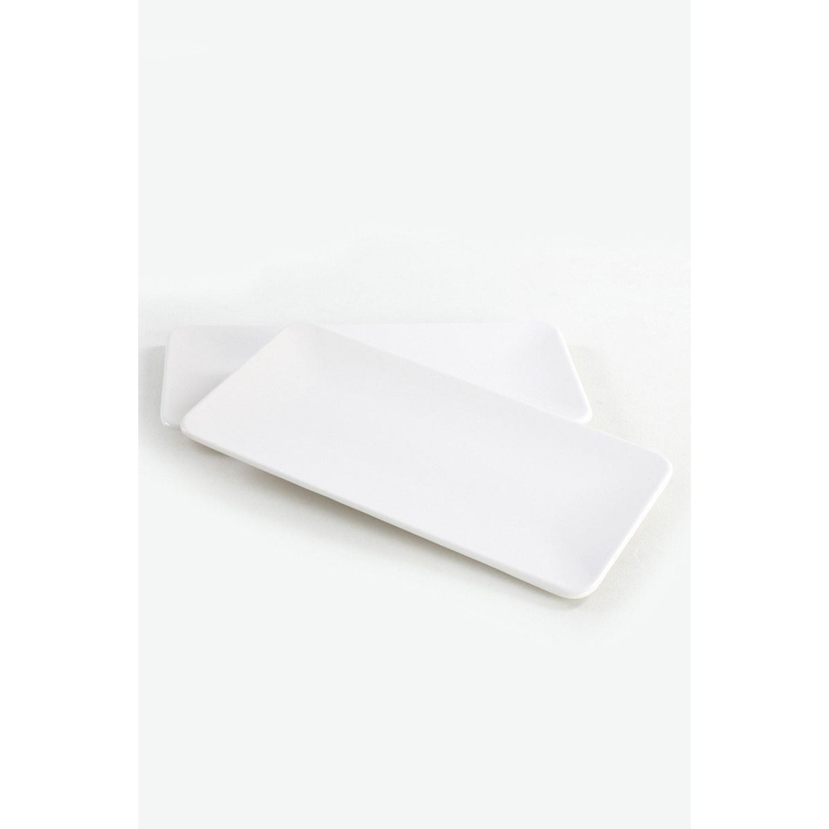 Set 2 platouri 275KRM1720, alb, ceramica, 33x17 cm