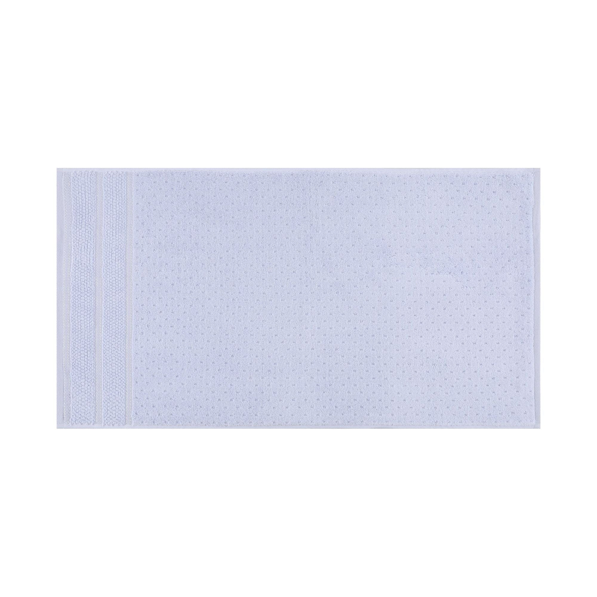 Set 2 prosoape baie ARELLA, albastru deschis, bumbac, 50x90 cm