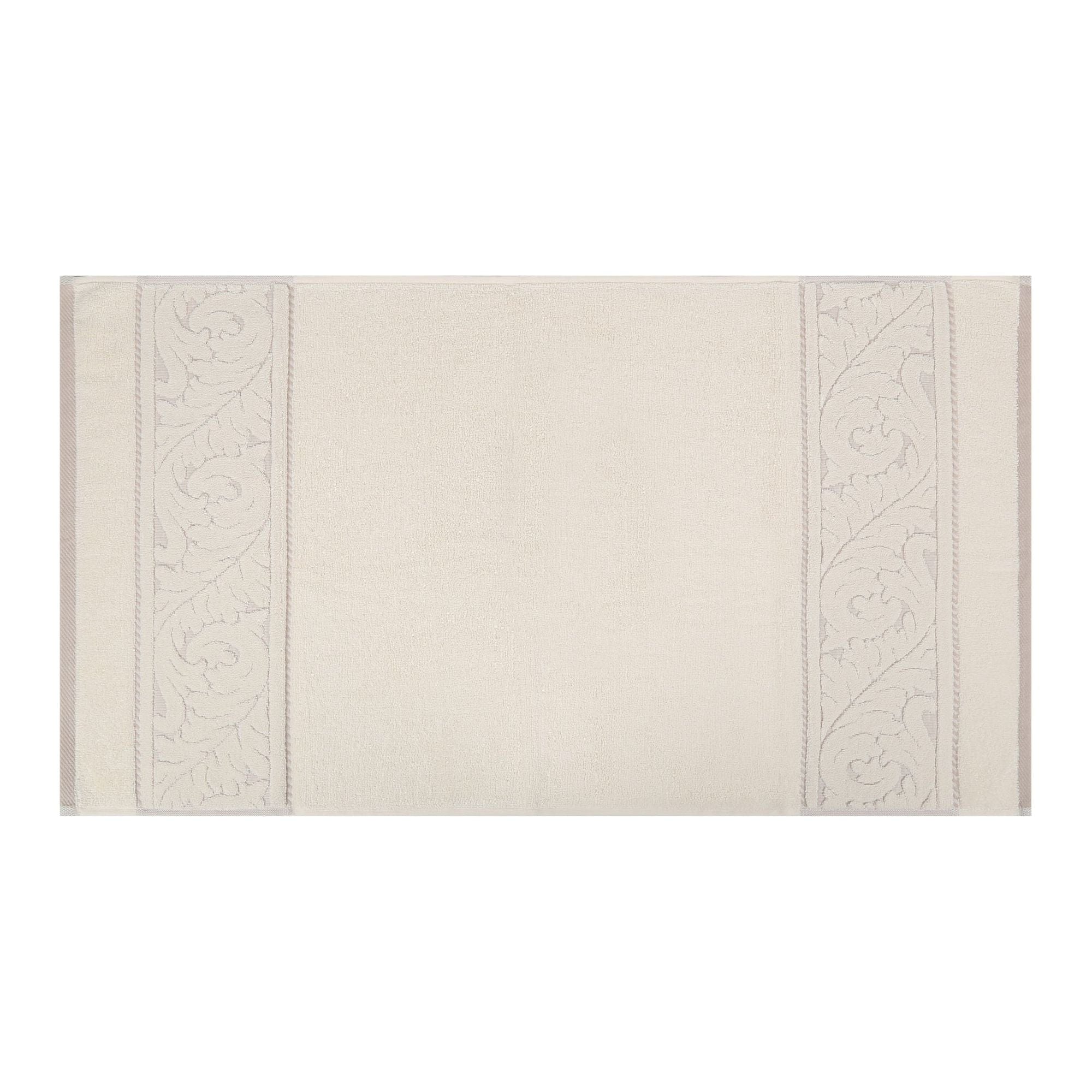 Set 2 prosoape baie SULTAN, crem, bumbac, 50x90 cm
