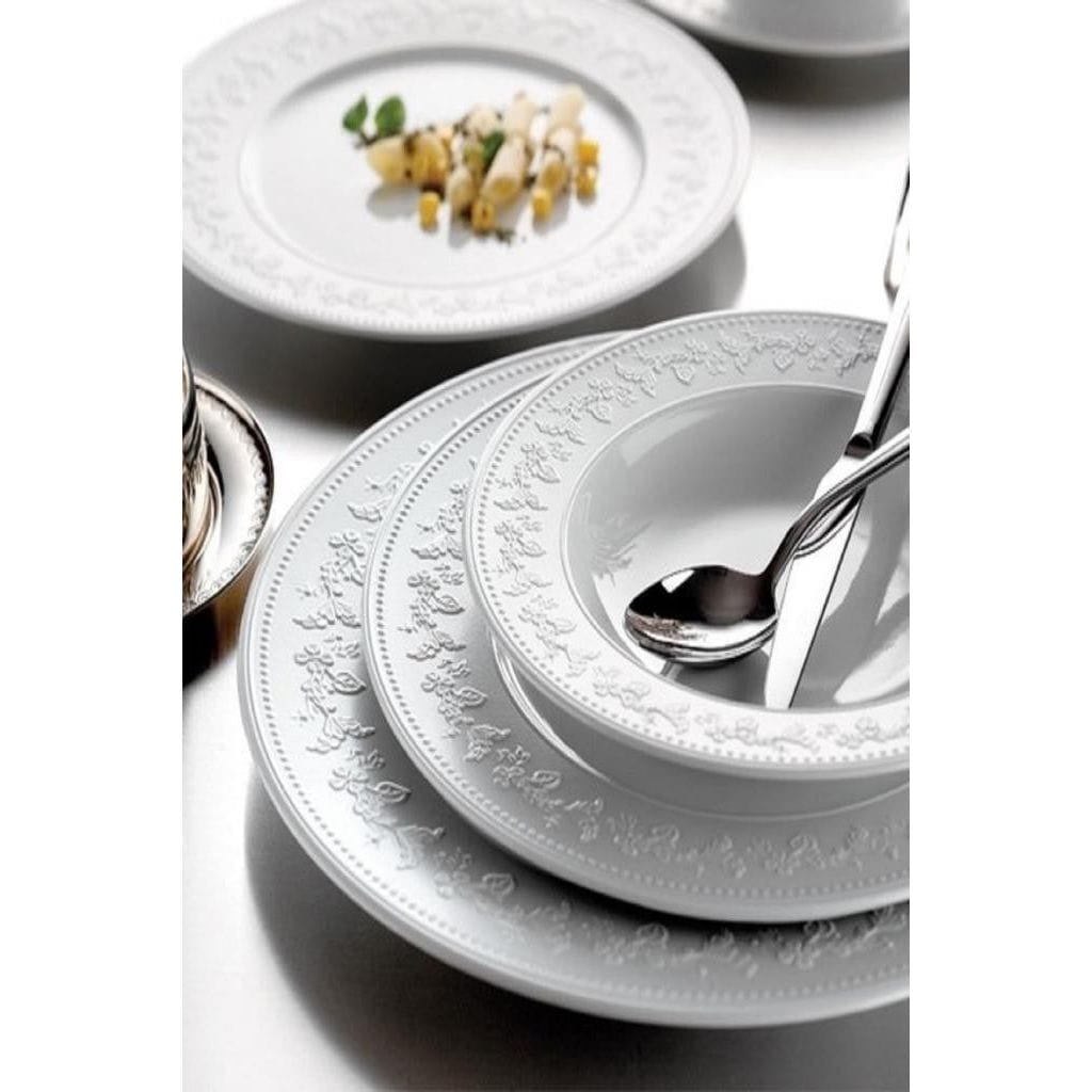 Set de cina SV24Y200, 24 piese, alb, portelan