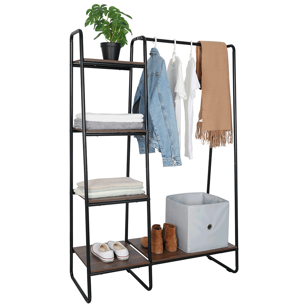 Suport umerase ROBYN, nuc/negru, 101x40x150 cm