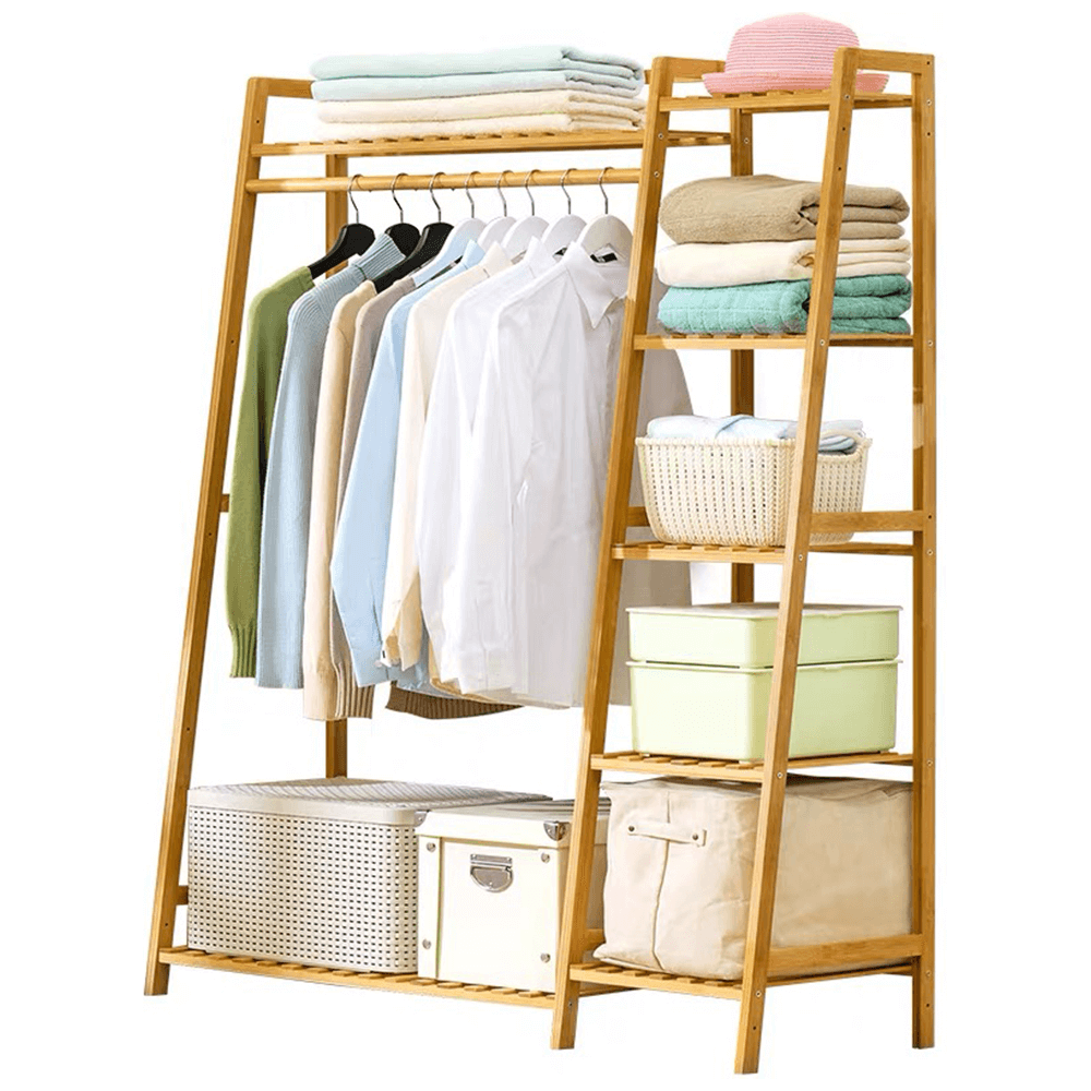 Suport umerase VINET, stejar, bambus, 110x40x140 cm