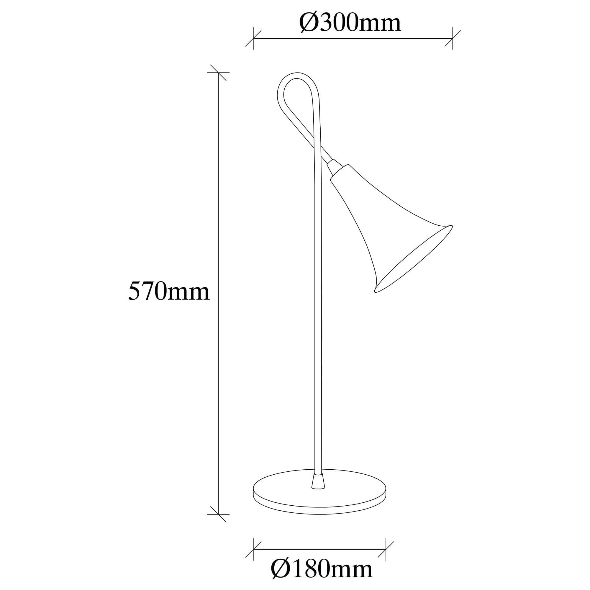 Veioza SARMAL 3071, auriu, metal, 30x57 cm
