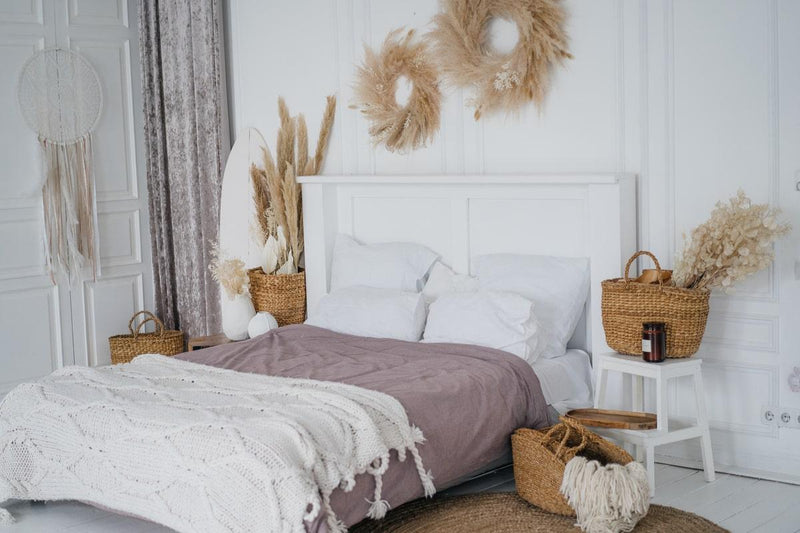Dormitor boho chic: mobilier simplu, decorațiuni de efect - ACAJU 