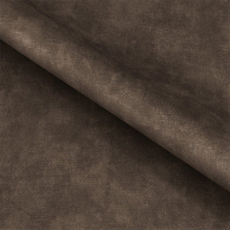 Coltar TIGA, sezlong dreapta, stofa catifelata maro - TERRA 26, reglaj electric, 286x136/207x72/77 cm