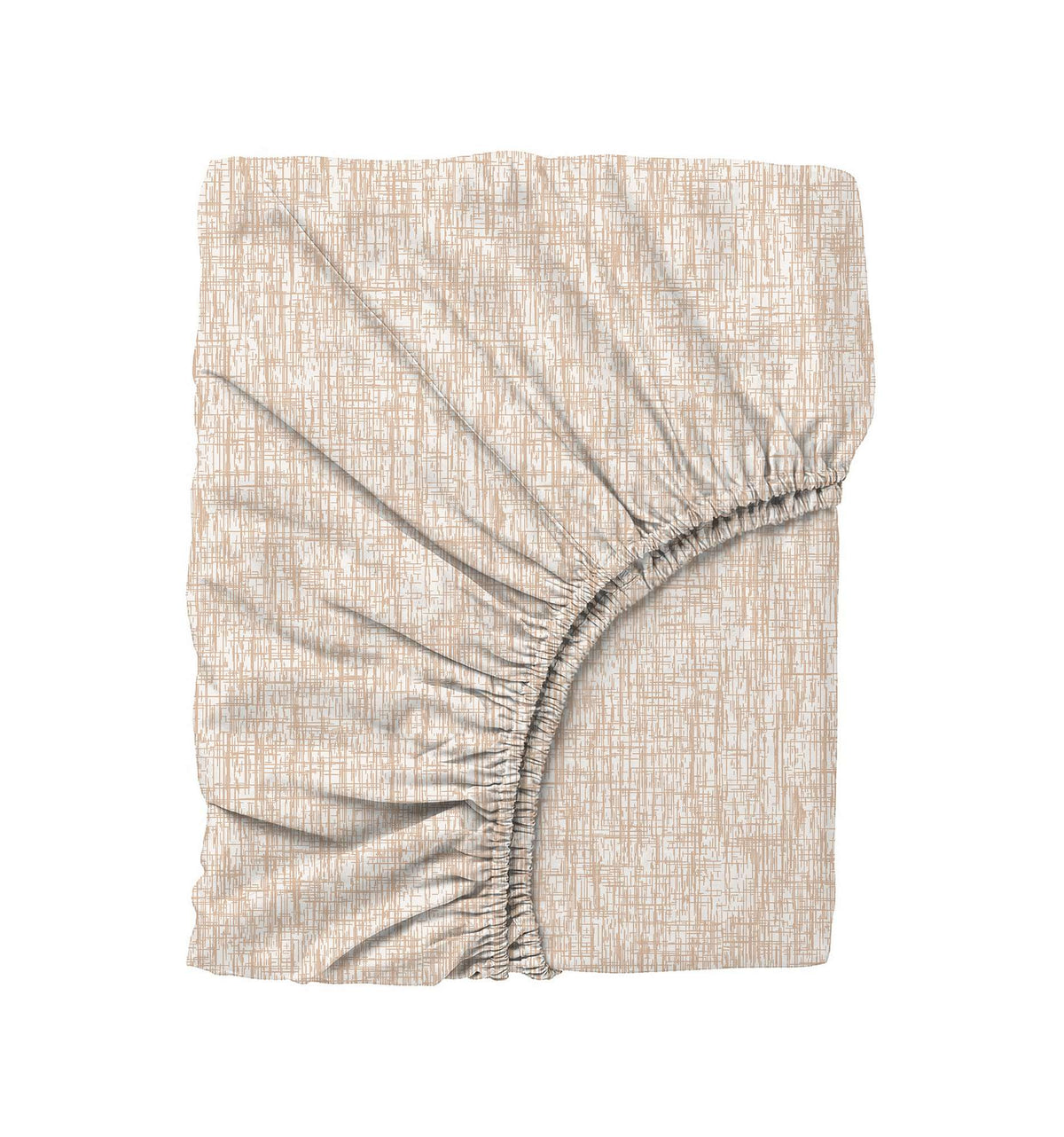 Set lenjerie pat single ranforce, Kare - Cream, Crem