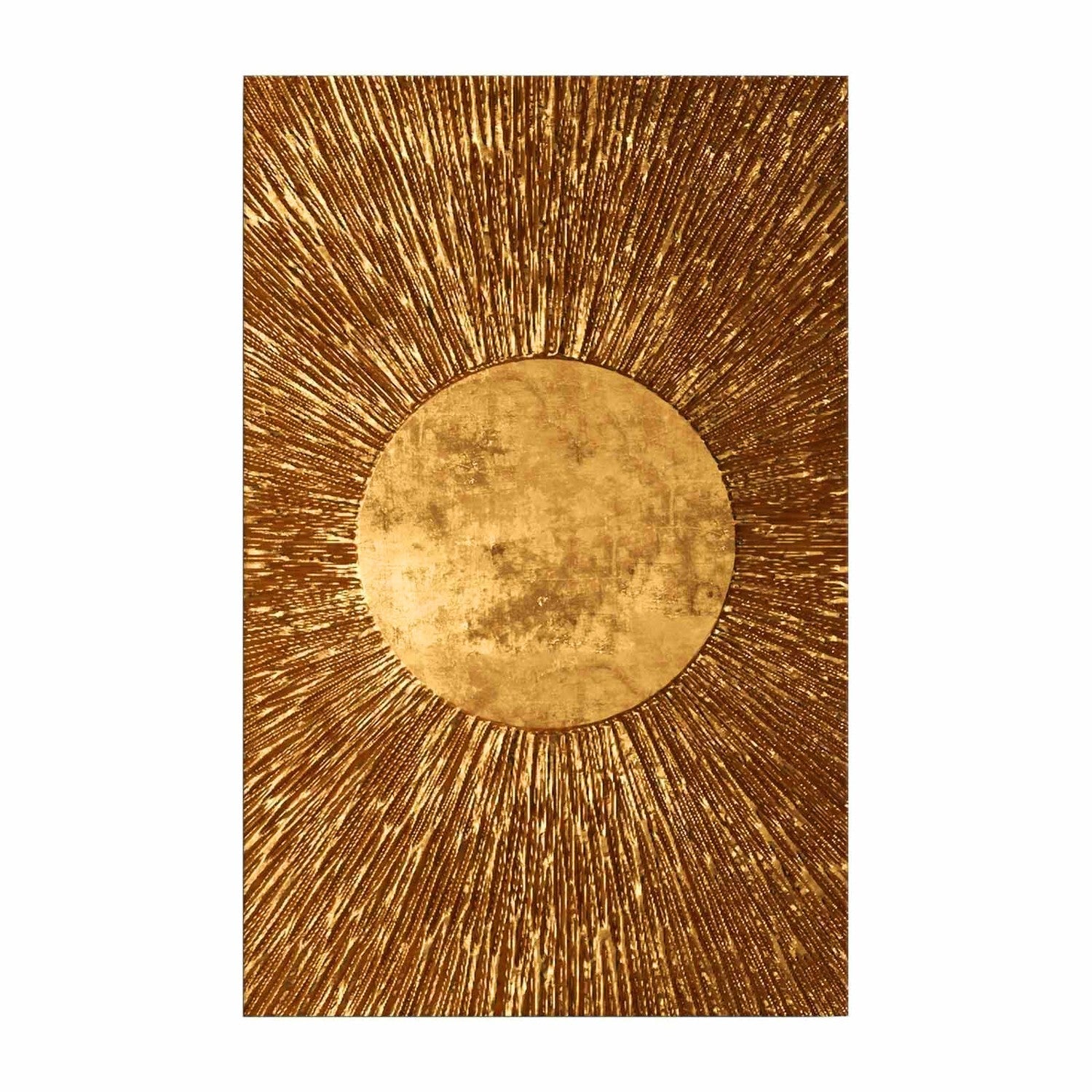 Tablou decorativ pe pânză, 4570NISC-023, Auriu