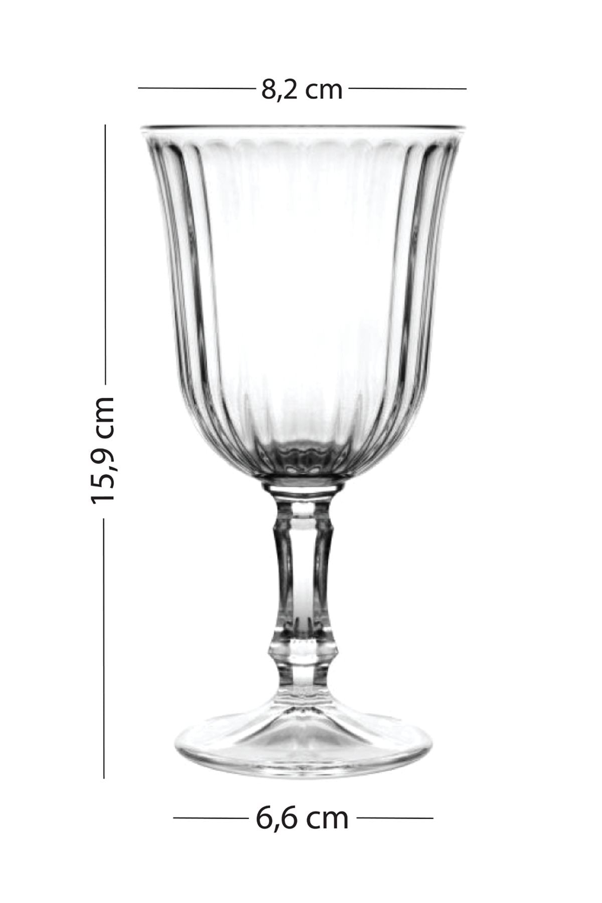 Set pahare vin (4 piese), Botanical 240, Galben / Verde