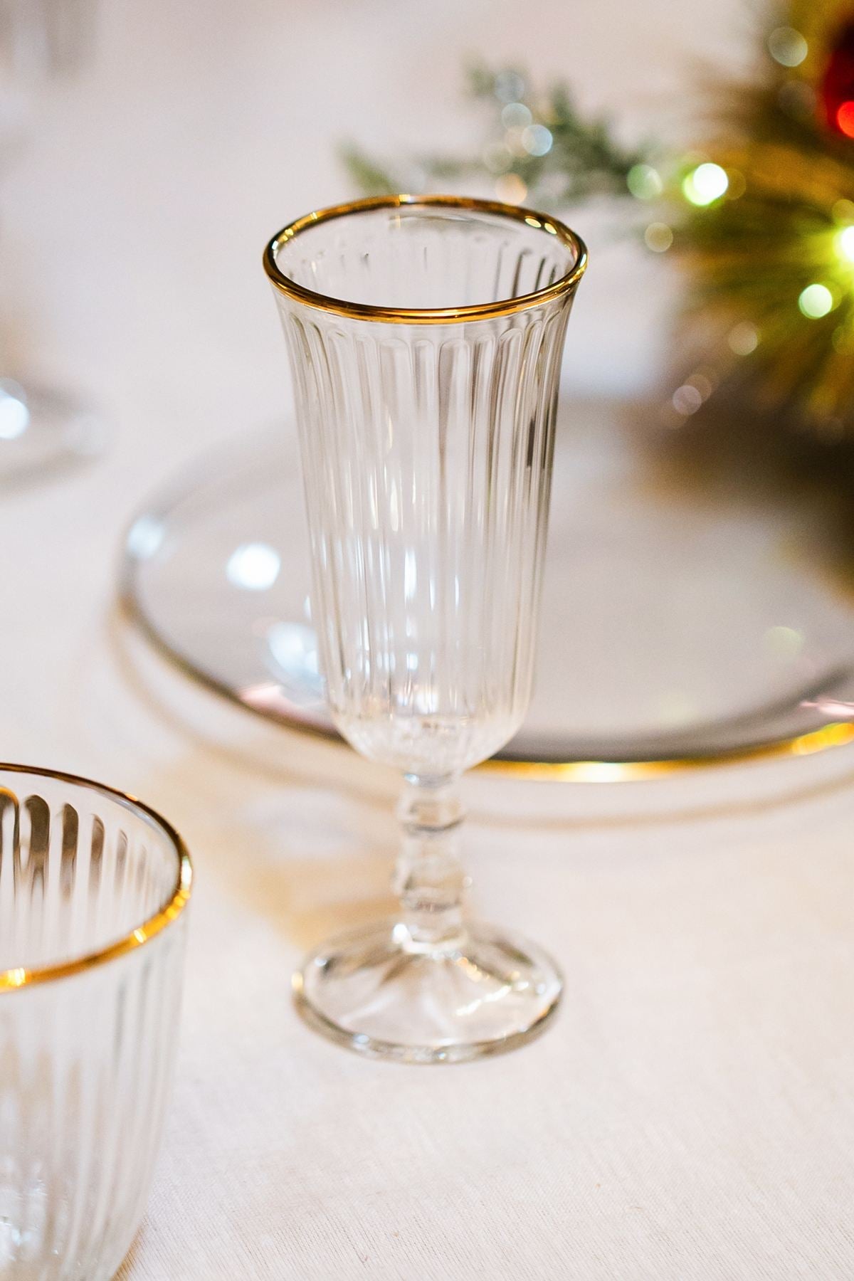 Set pahare vin (4 piese), Splendid 120, Auriu / Transparent