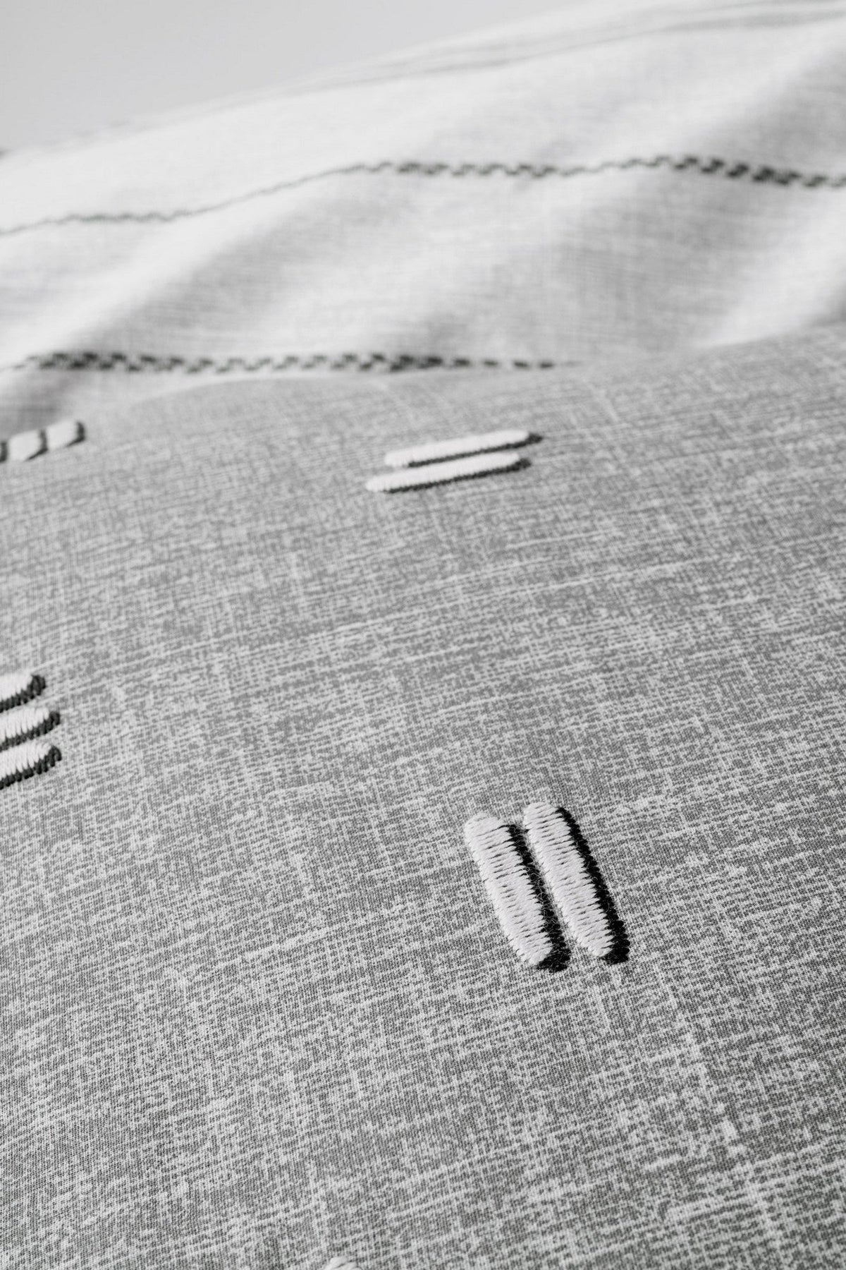 Set lenjerie pat dublu ranforce, Patara - Grey, Gri