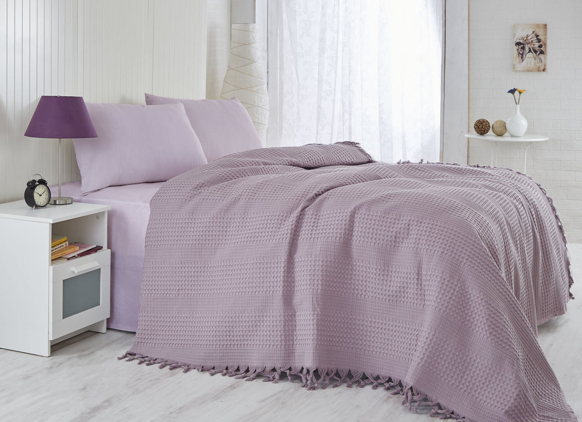 Cuvertură pichet pat dublu, 118 - Purple, Mov