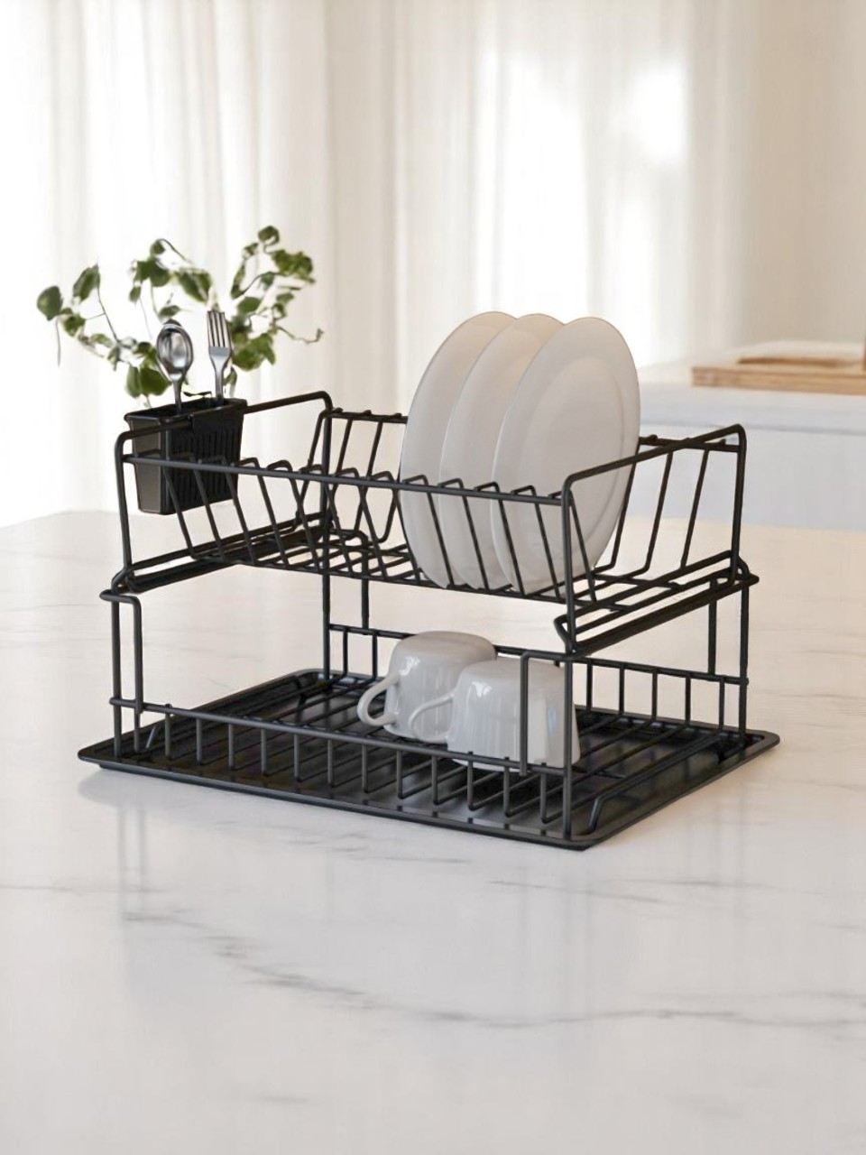 Suport vase, SM004-B, Negru