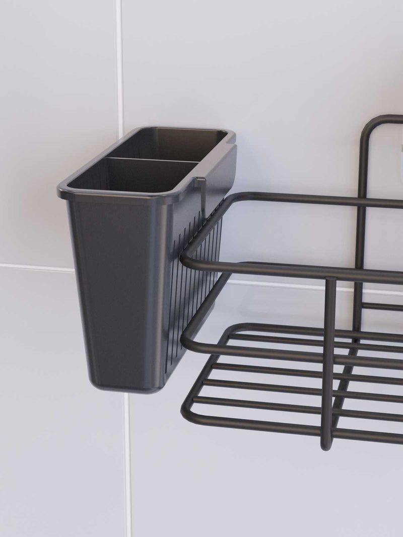 Organizator SY302K, negru, metal, 36x9x12 cm