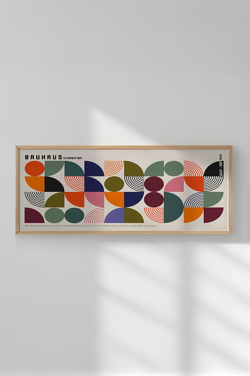 Tablou decorativ MDF cu ramă, Artsmdfyty7-50120, Multicolor