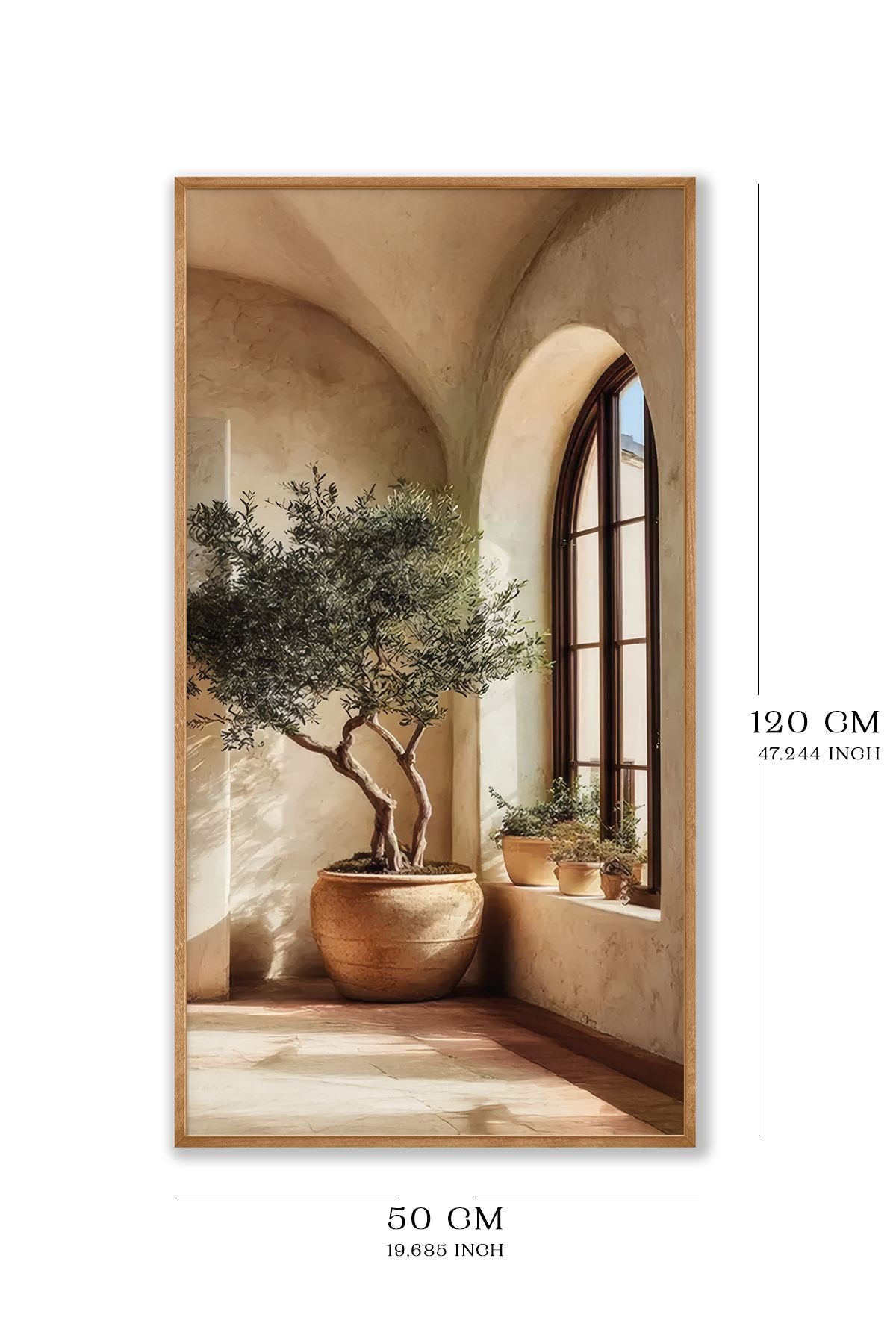 Tablou decorativ MDF cu ramă, Artsmdfyty73-12050, Multicolor