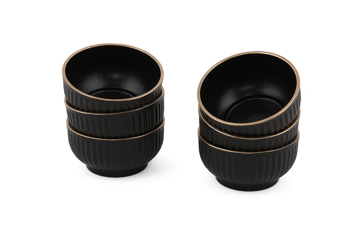 Set boluri (6 piese), C-DD07 - Black, Negru