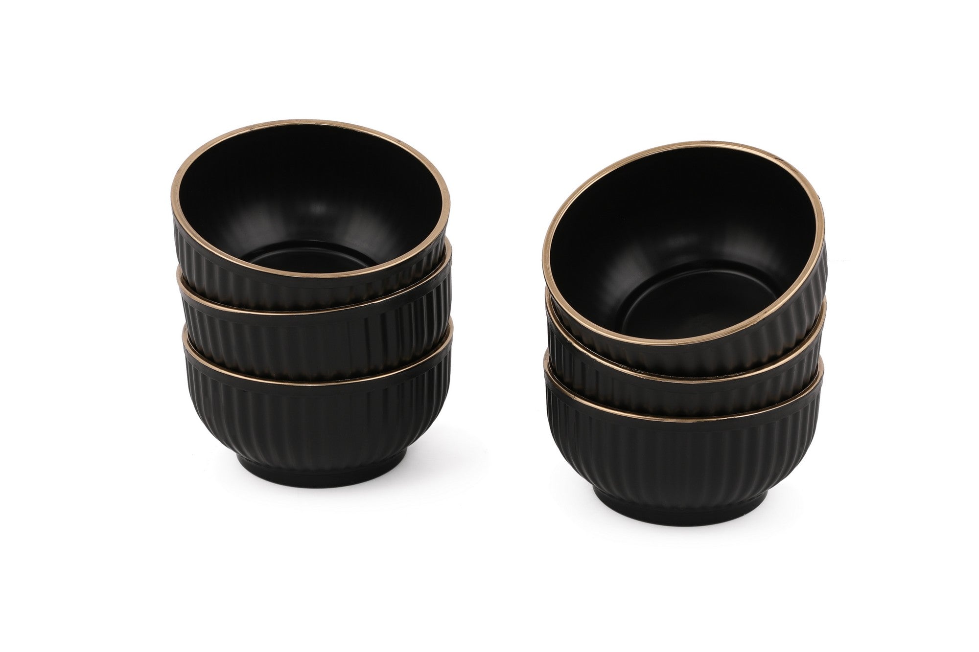 Set boluri (6 piese), C-DD07 - Black, Negru