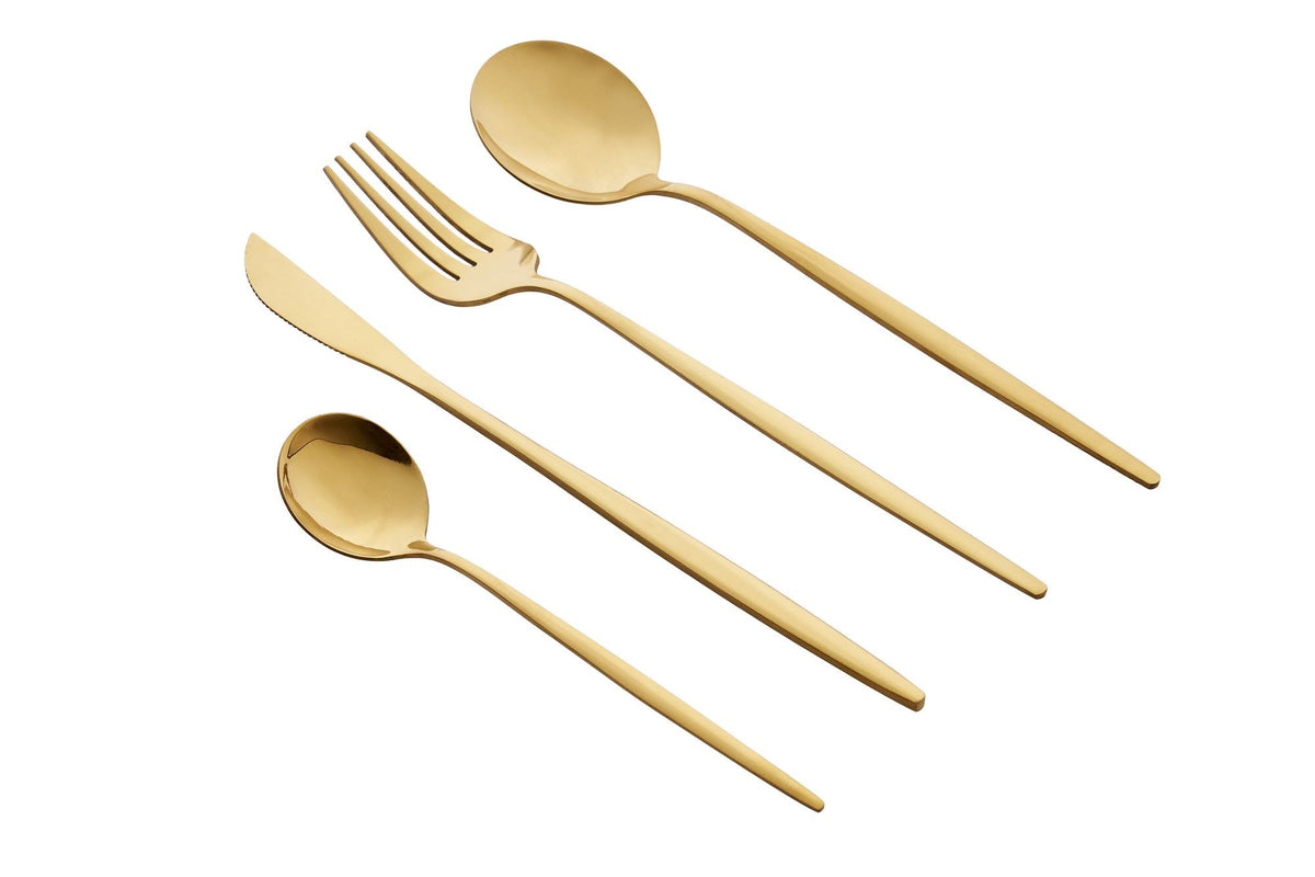 Set tacâmuri (24 piese), Line 24 - Gold, Auriu