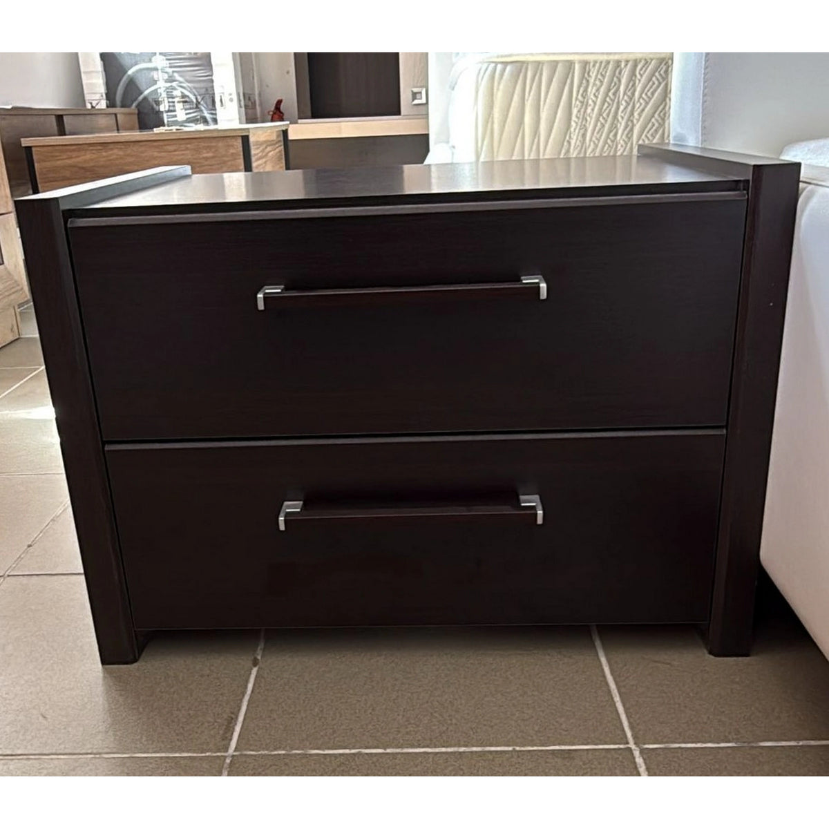 PRODUS RESIGILAT - Noptiera MIRACCO, wenge, PAL, 57x40x40 cm