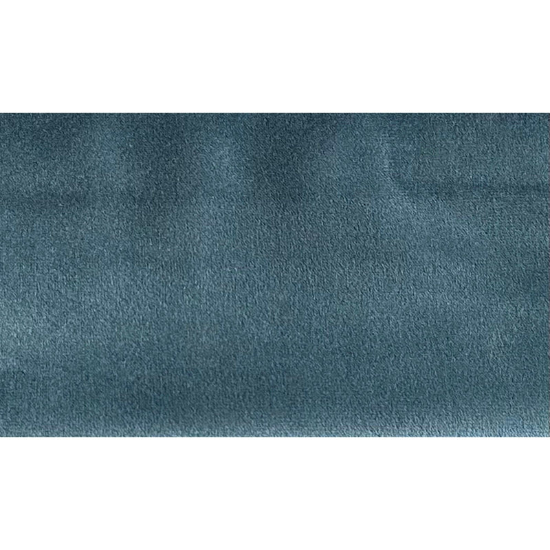 Pat PAVO 160 boxspring, stofa catifelata albastru - RIVIERA 87, cu mecanism electric, saltele si topper 5 cm