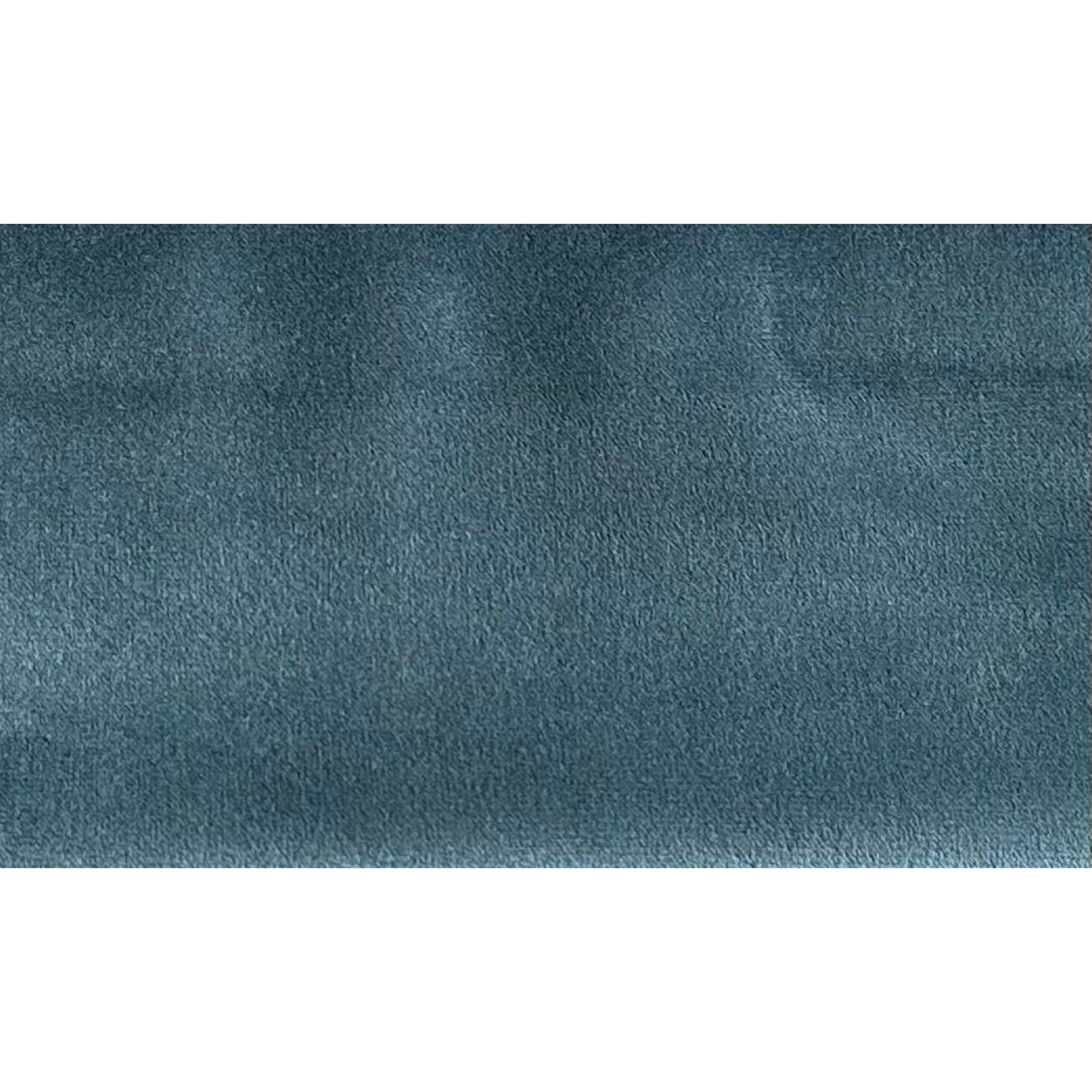 Canapea extensibila GANDI 140, stofa catifelata turcoaz inchis - Riviera 87, Gama Premium, cu tetiere reglabine, 207x102x95 cm