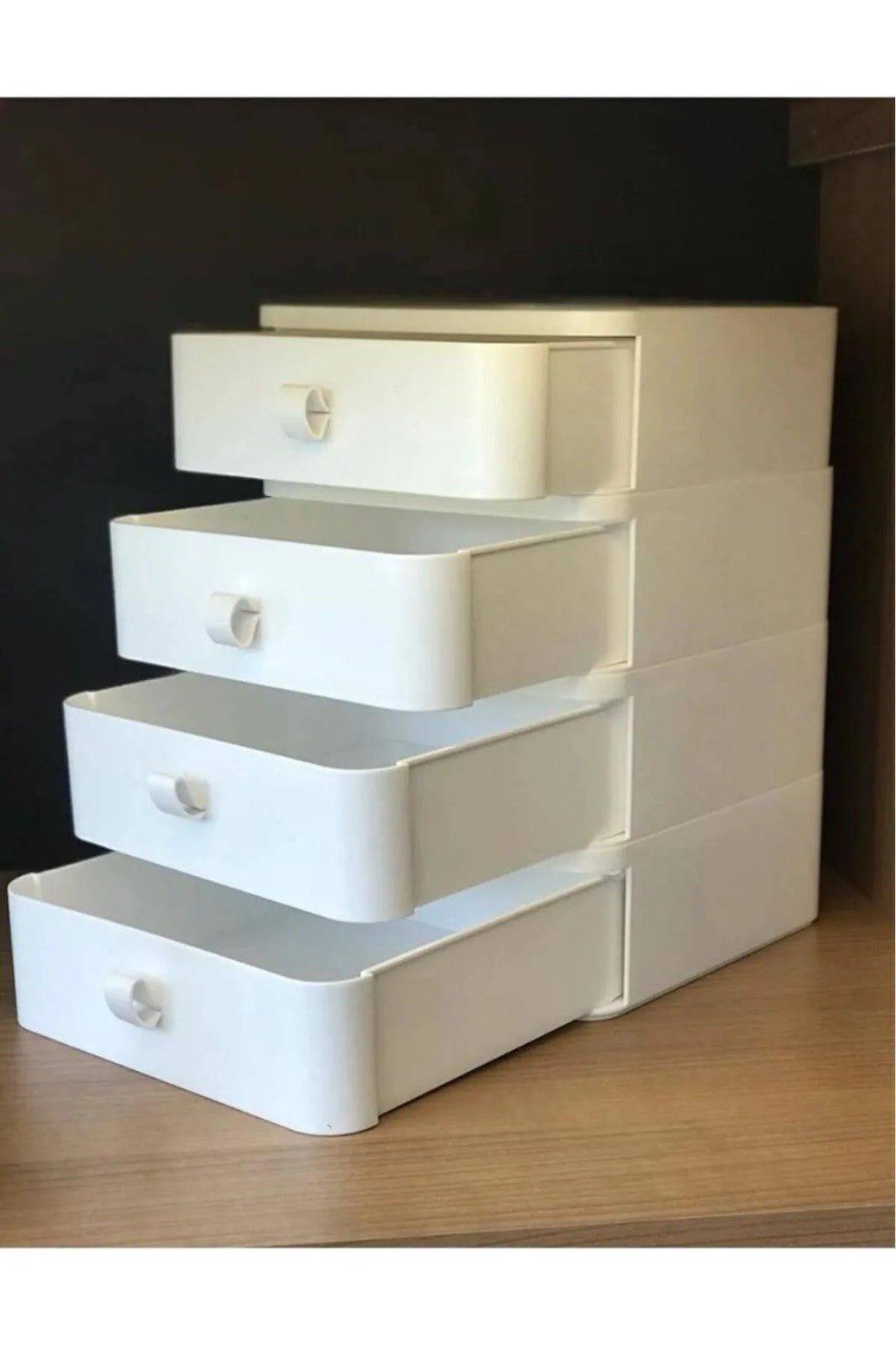 Organizator de machiaj, Byv - White, Alb
