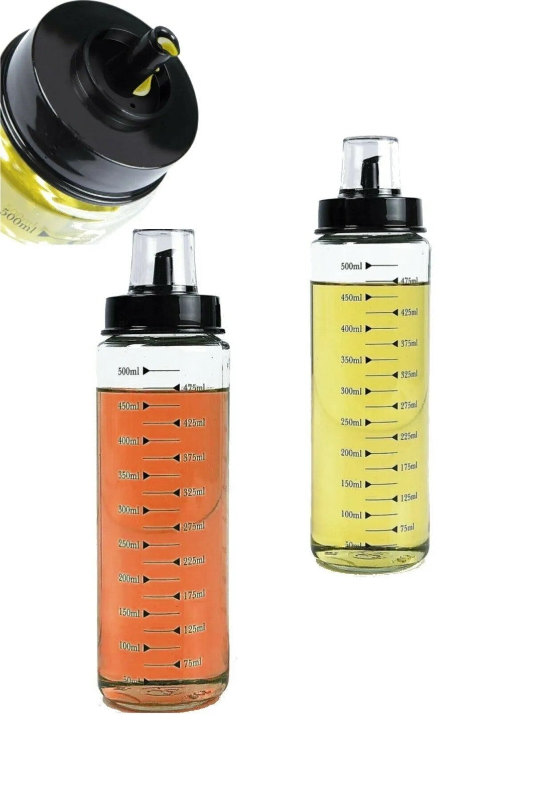 Set dozatoare ulei (2 piese), Bayev - 500, Transparent