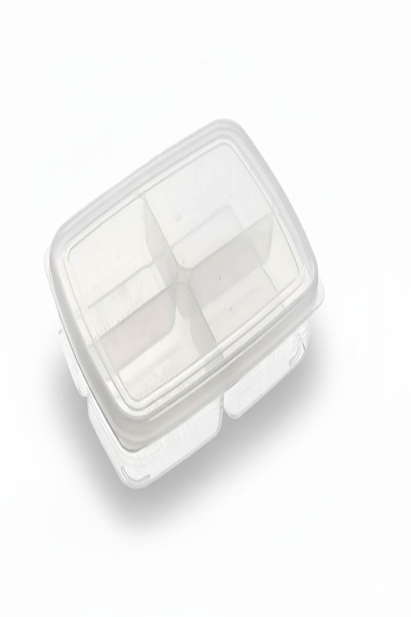 Set cutii depozitare (12 piese), Bayev - 400, Transparent