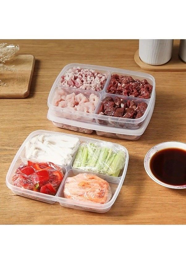 Set cutii depozitare (12 piese), Bayev - 400, Transparent