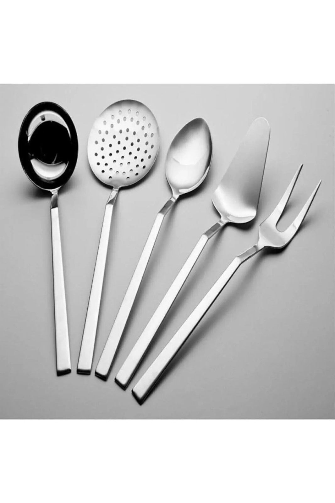 Set de servire (5 piese), Bayev - Grey, Gri