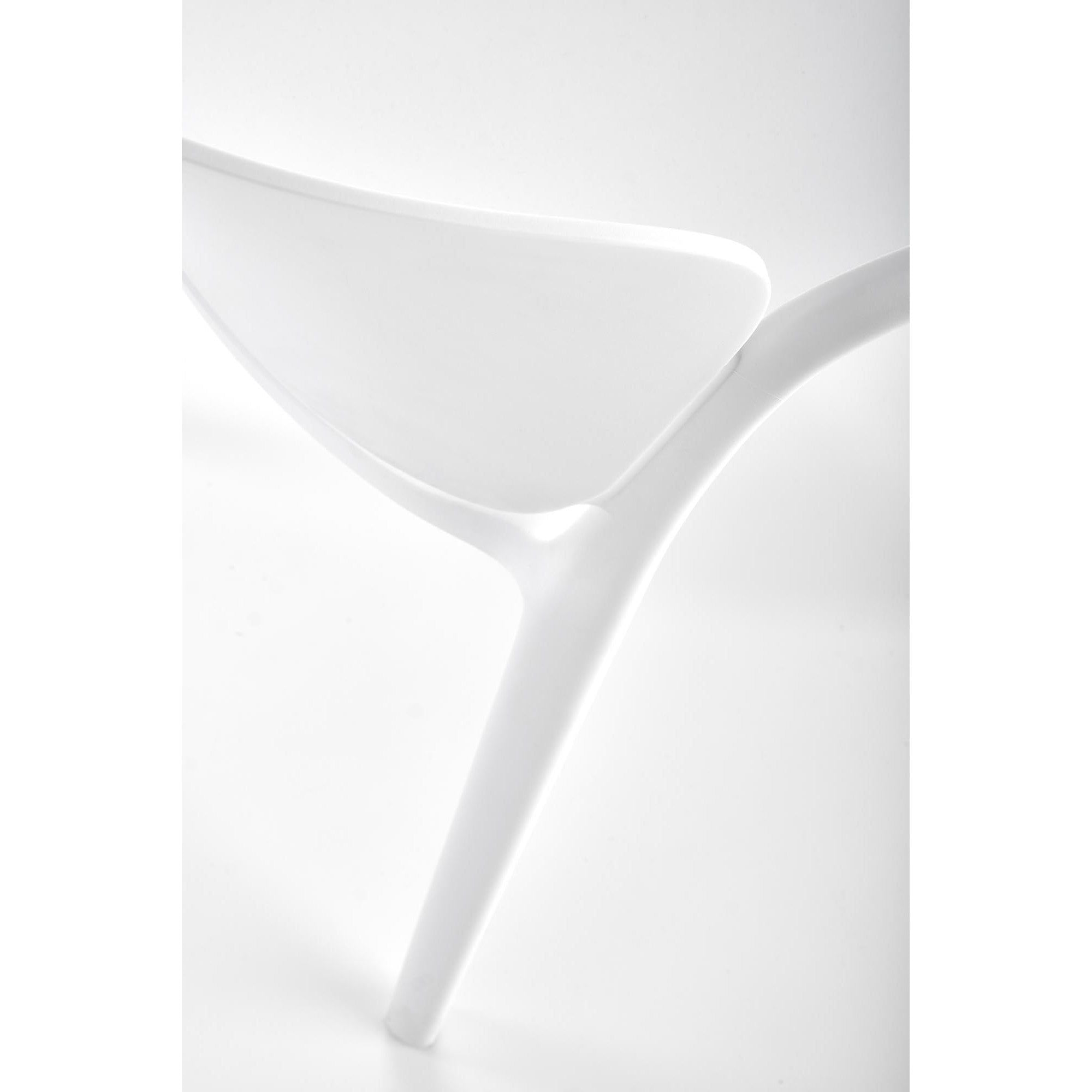Scaun K491, alb, polipropilena, 60x56x76 cm