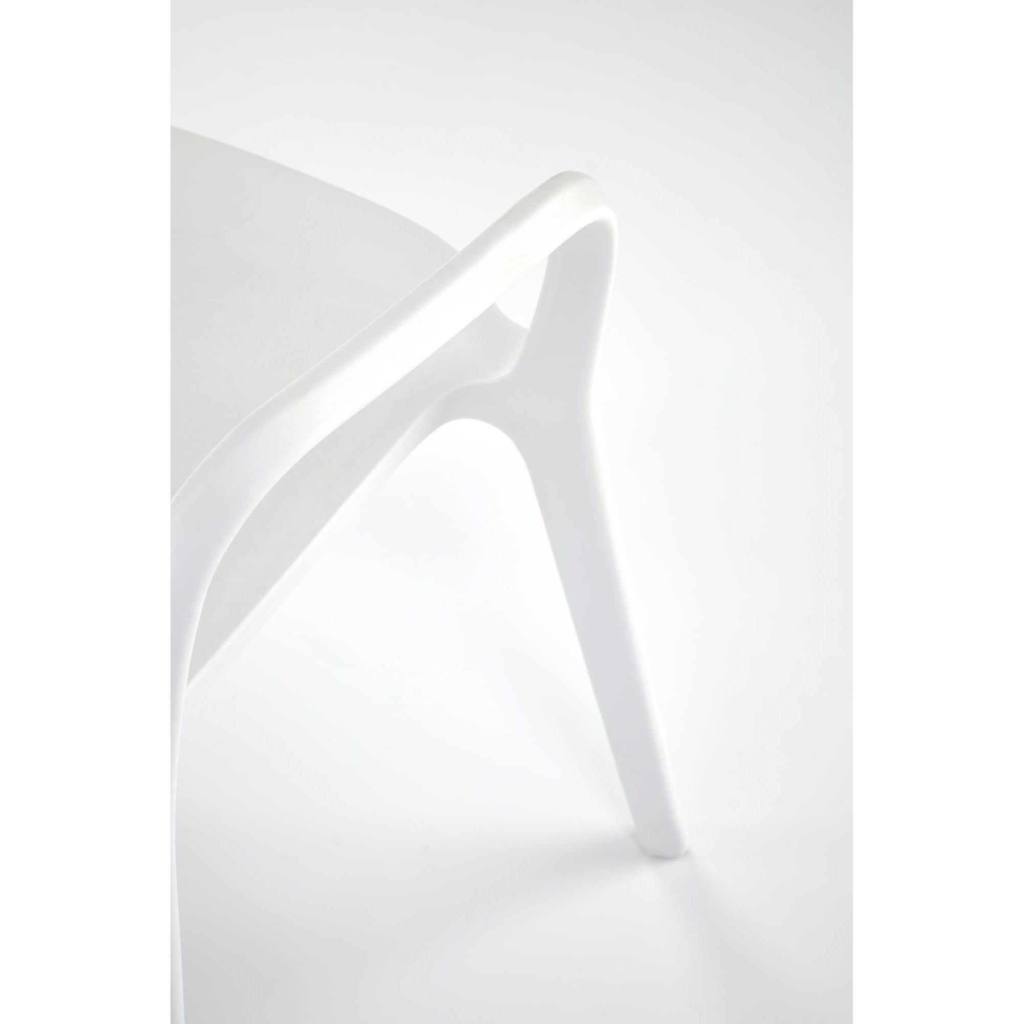 Scaun K491, alb, polipropilena, 60x56x76 cm