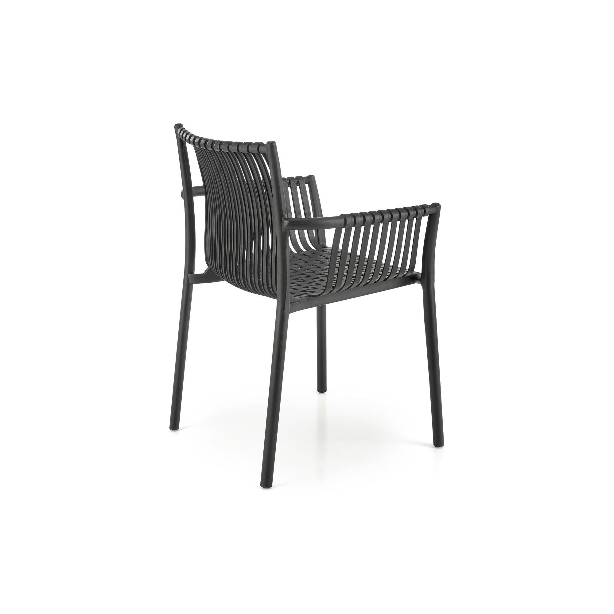 Scaun K492, negru, polipropilena, 60X56X84 cm